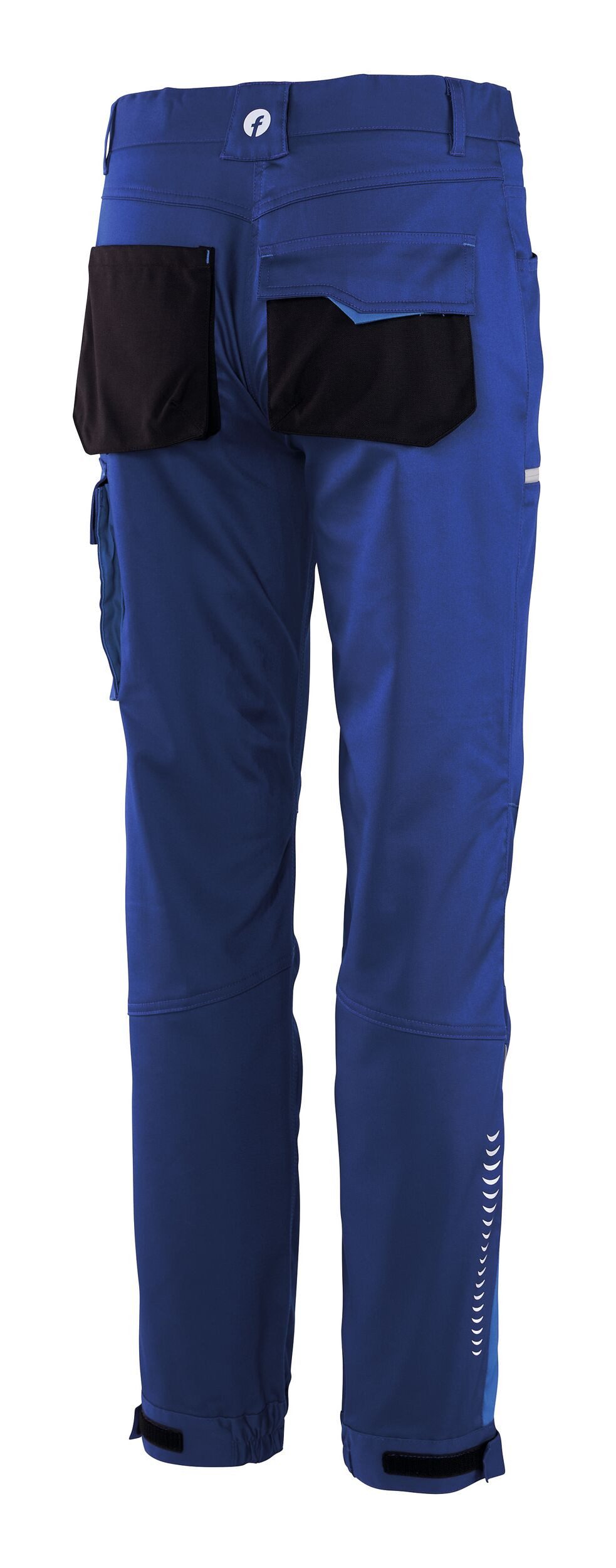 fortis Arbeitsbundhose Damen-Cargohose Flex kornblau/schwarz/blau