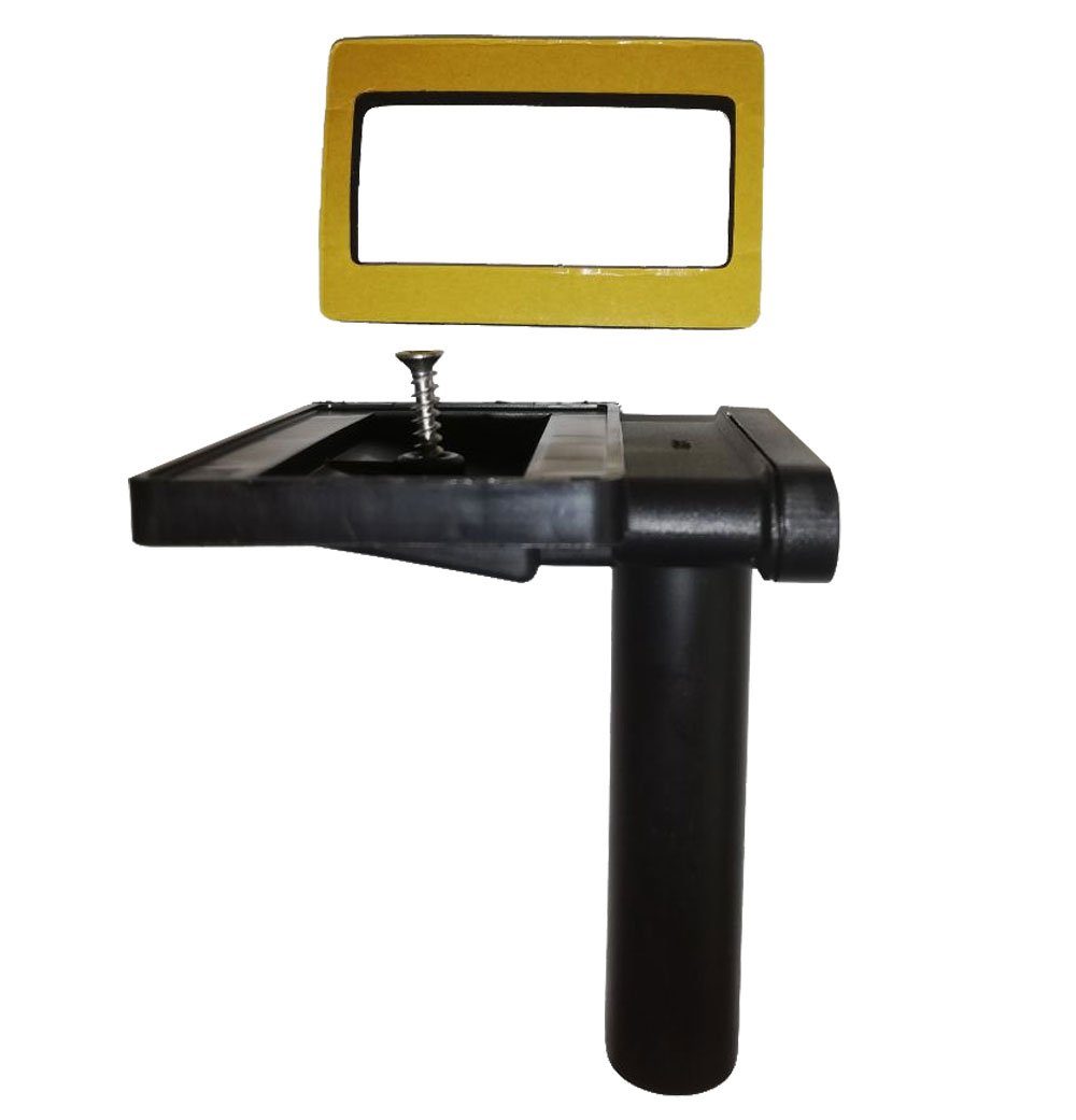 keenberk Ab-Überlaufgarnitur Überlauf 90° für rechteckigen Ablauf in Ablagefläche neben der Spüle