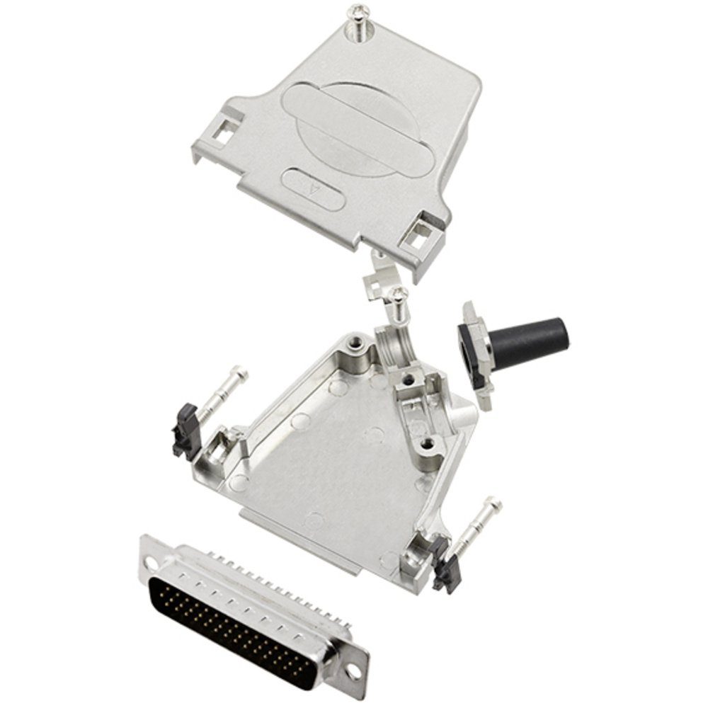 TRU COMPONENTS TCD45ZF25HDP44K 7709284 D-SUB Stiftleisten-Set 45 ° Pol Elektro-Kabel
