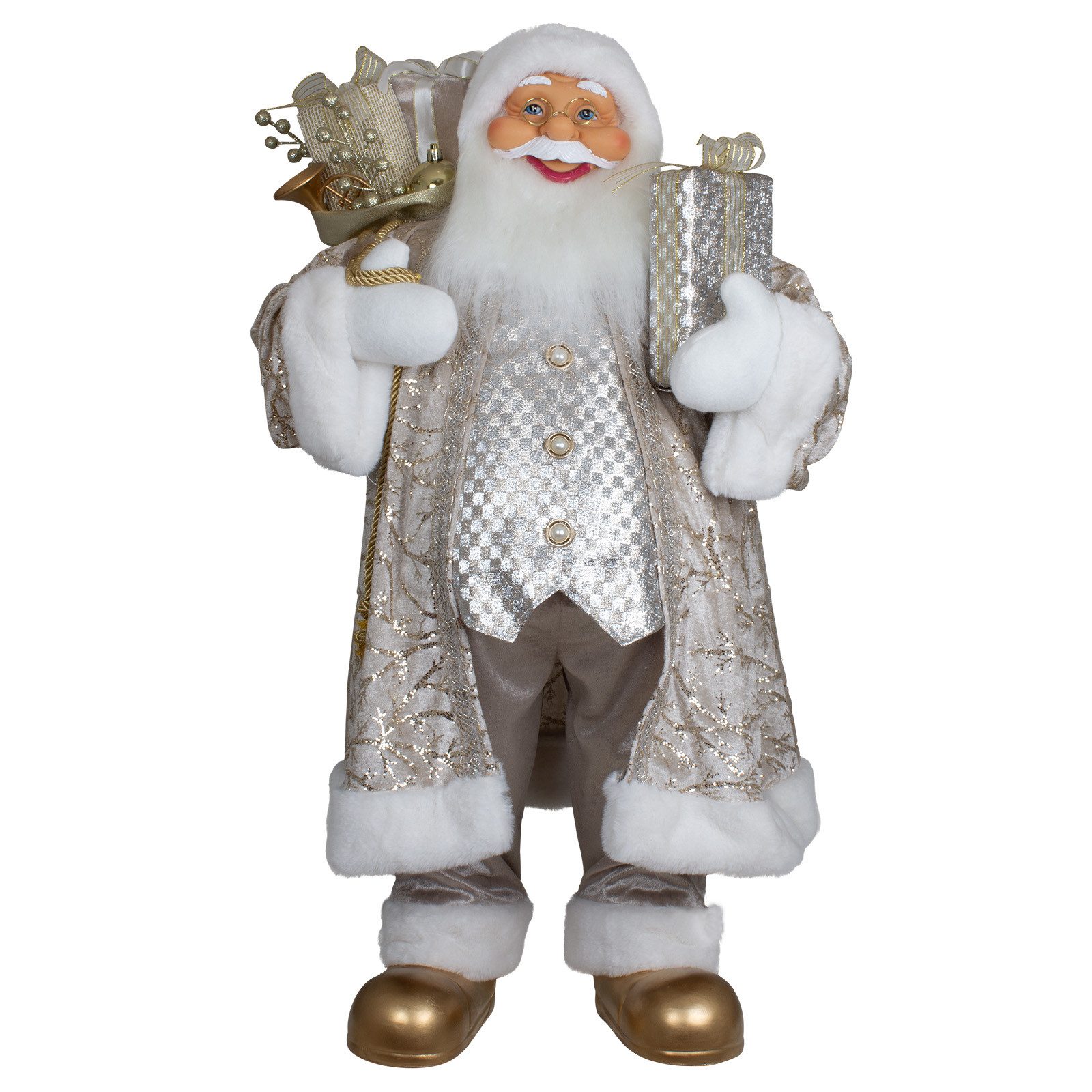 Christmas Paradise Weihnachtsmann Weihnachtsmann Stehend 80cm (1 St), Weihnachtsdeko