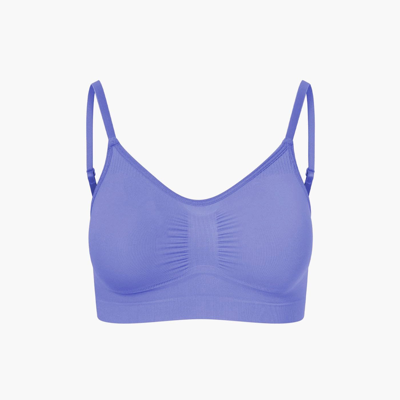 cfab (creamy fabrics) Bügelloser BH Comfort Bralette-Soft Violet-S (1-tlg)