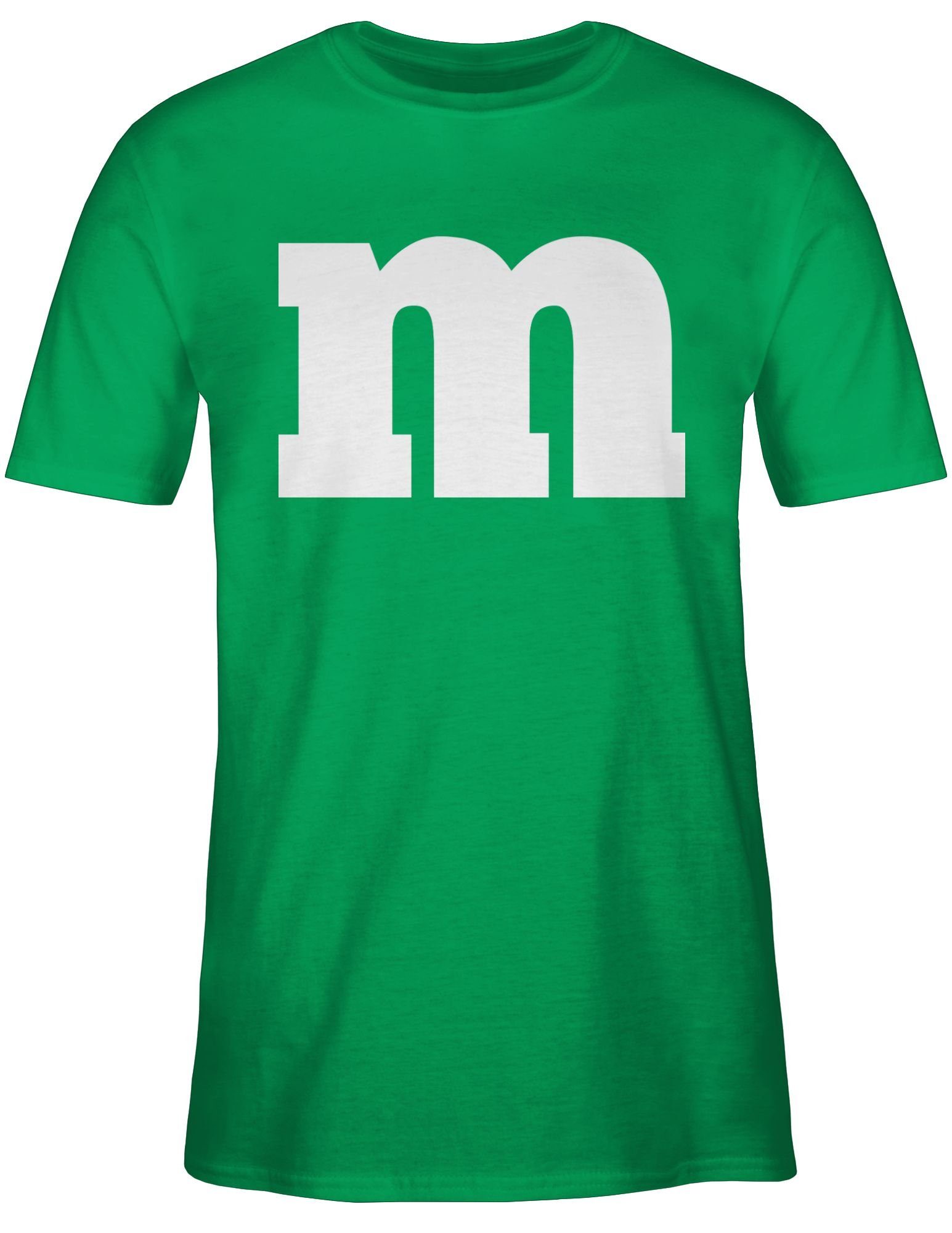 T-Shirt M Aufdruck Karneval I M&M Schokolinse I MM Fastnacht I Fasnacht I Fasn