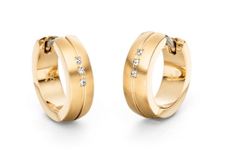 Boccia Paar Creolen Boccia Titan Brillantcreole 0539-19