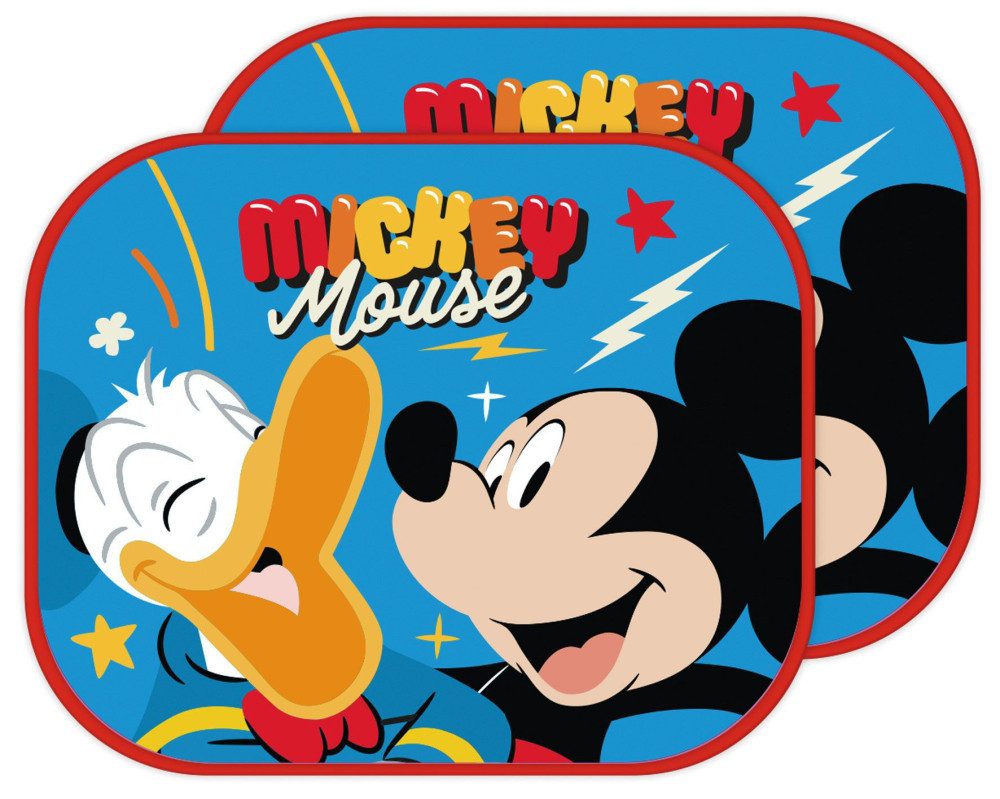 Disney Autosonnenschutz Disney Mickey Donald Sonnenschutz für Fenster, 2-teiliges Set, 45 x 37 cm