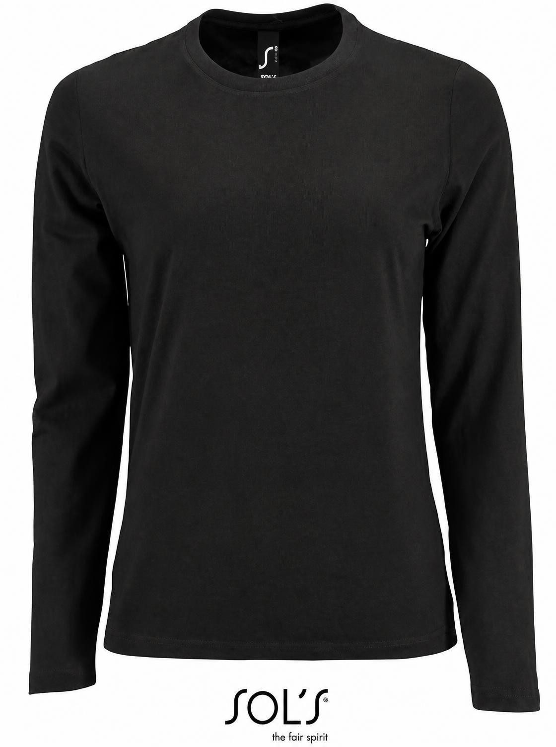 SOLS Rundhalsshirt Damen Long-Sleeve T-Shirt Imperial