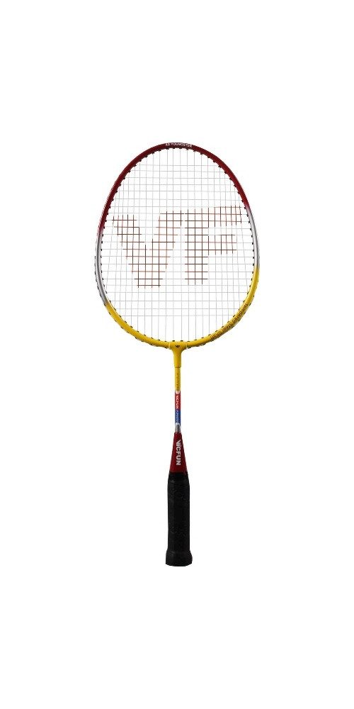Badmintonschläger VICFUN XA Youngster gelb - besaitet