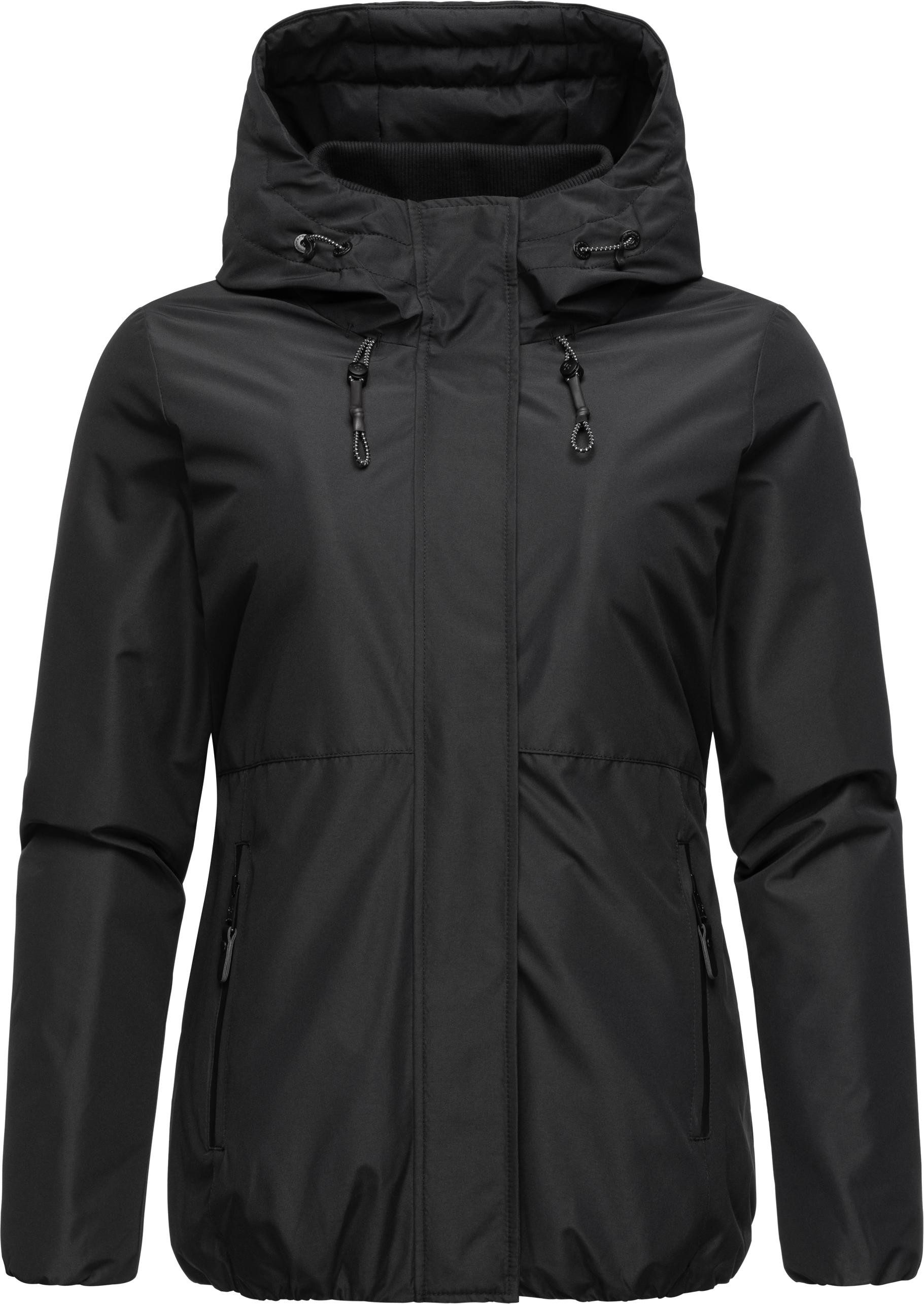 Ragwear Winterjacke Sunniva wasserdichte Winter Damen Jacke mit Teddyfell-Innenfutter