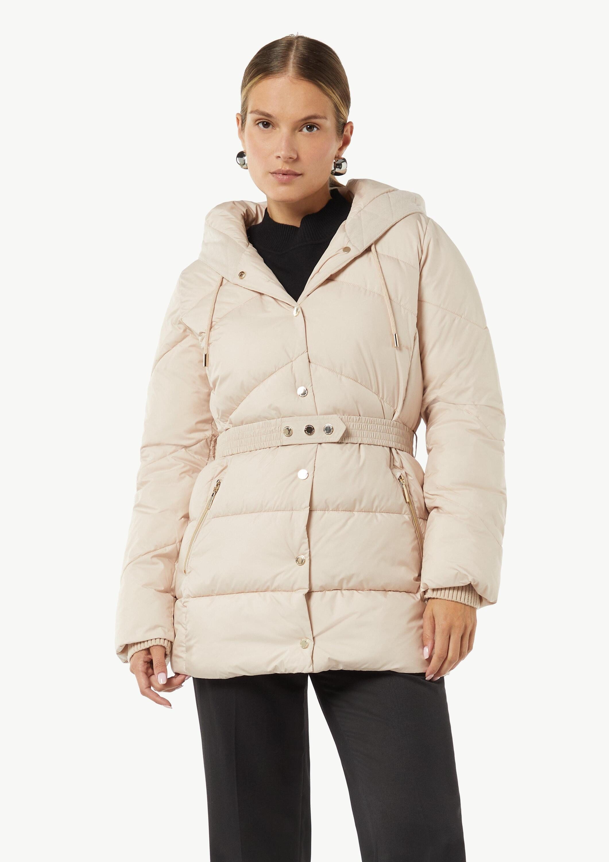 comma Winterjacke Outdoor-Jacke Gesteppte Jacke mit Druckknöpfen günstig online kaufen