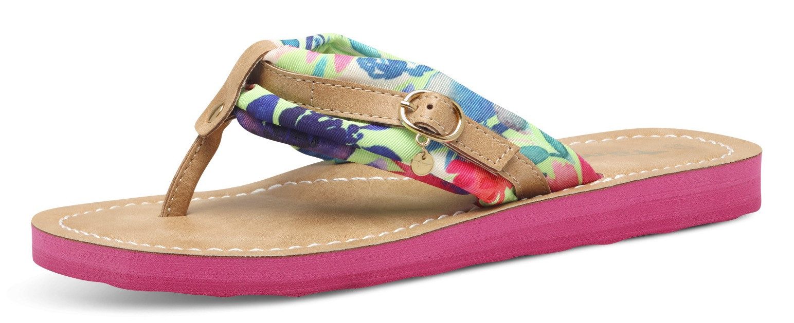 Tamaris AVRIL Zehentrenner, Sommerschuh, Flats, Schlappen günstig online kaufen