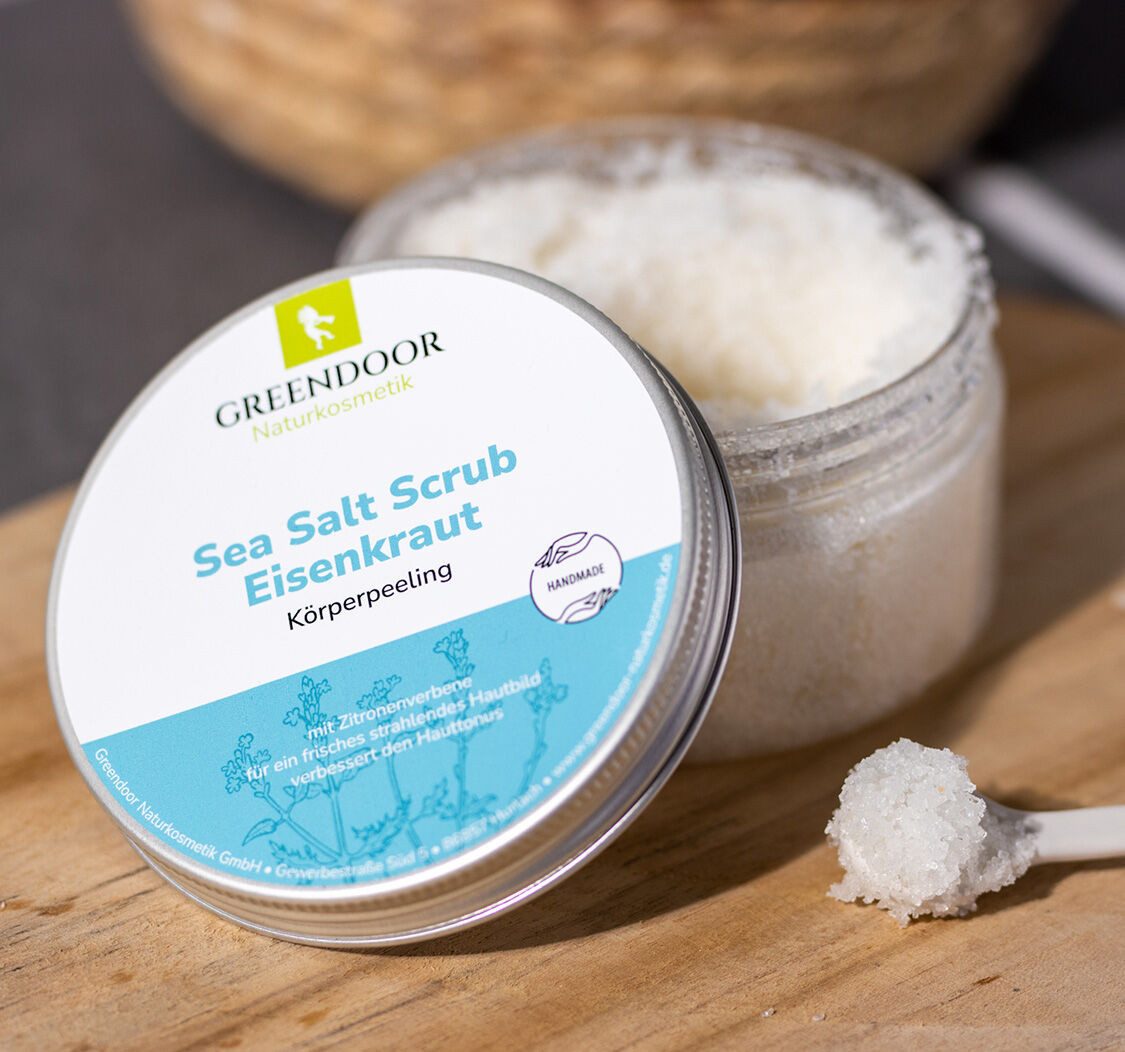 GREENDOOR Körperpeeling Sea Salt Scrub Eisenkraut