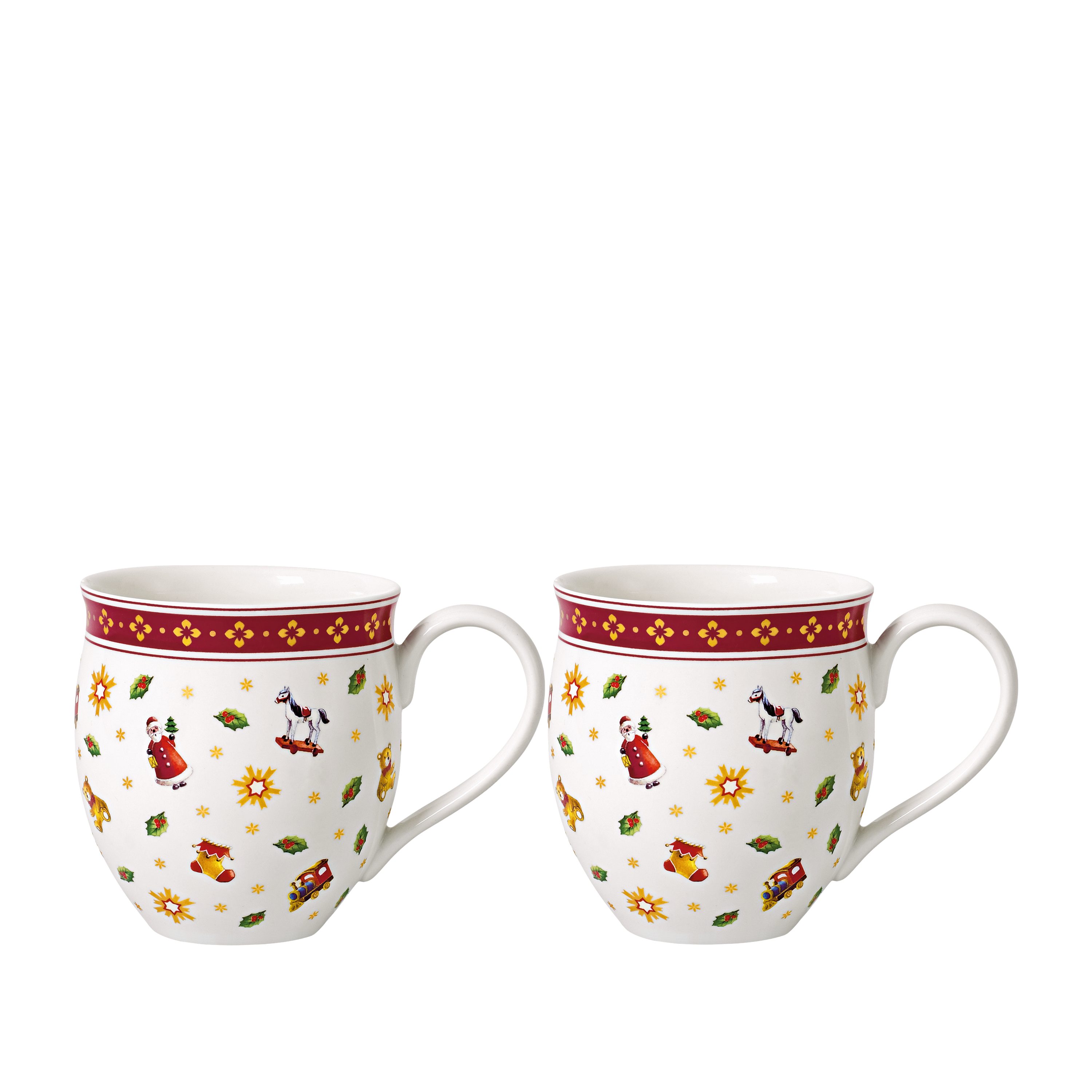 Villeroy & Boch Becher Toy's Delight Becher mit Henkel Set 2-tlg., Toys, 2-tlg., Porzellan, Premium Porzellan