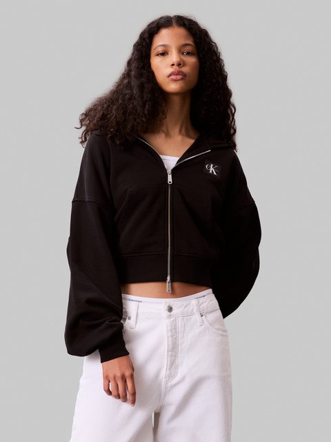 Calvin Klein Jeans Kapuzensweatshirt A- FRNCH TRRY BDG LG Mit Rundhalsaussc günstig online kaufen