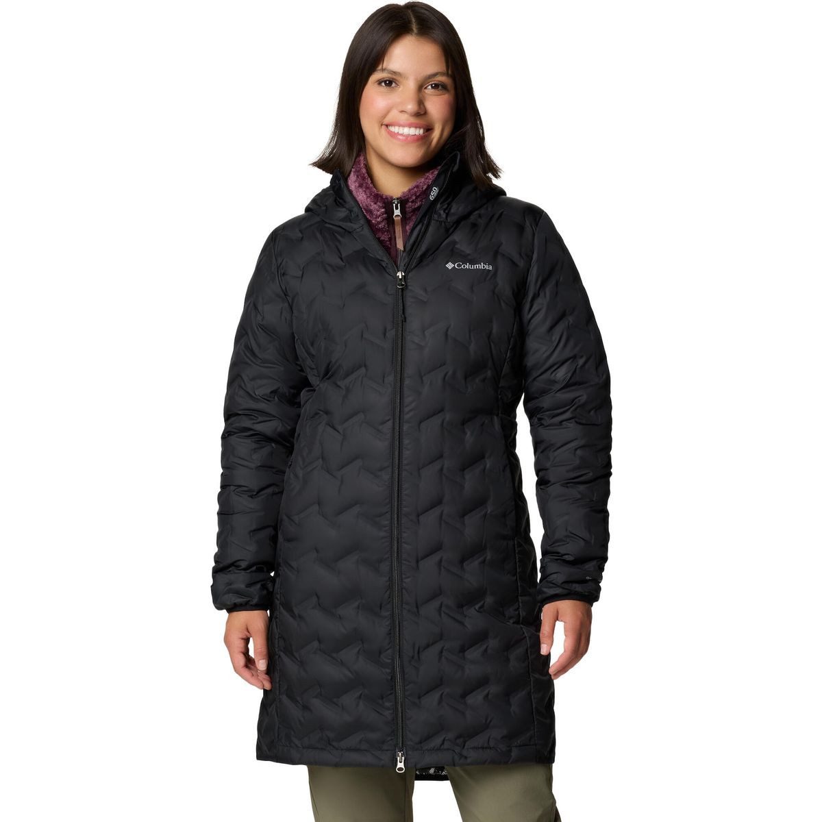Columbia Outdoorjacke Women's Delta Ridge II Hooded Long Down Puffer Bleiben Sie warm und trocken mit dieser wetterfesten, isolierten