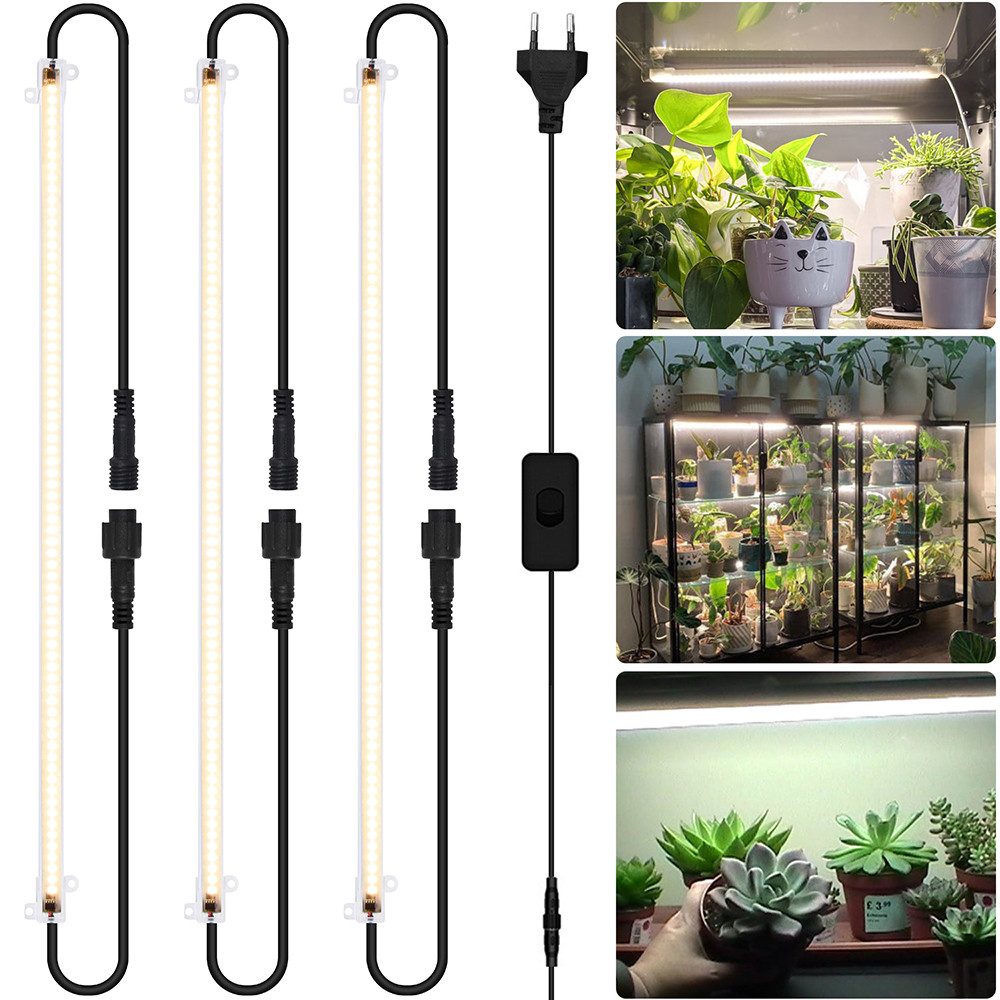 Laybasic Pflanzenlampe 48/72 LEDs Vollspektrum Pflanzenlicht,30/50cm günstig online kaufen