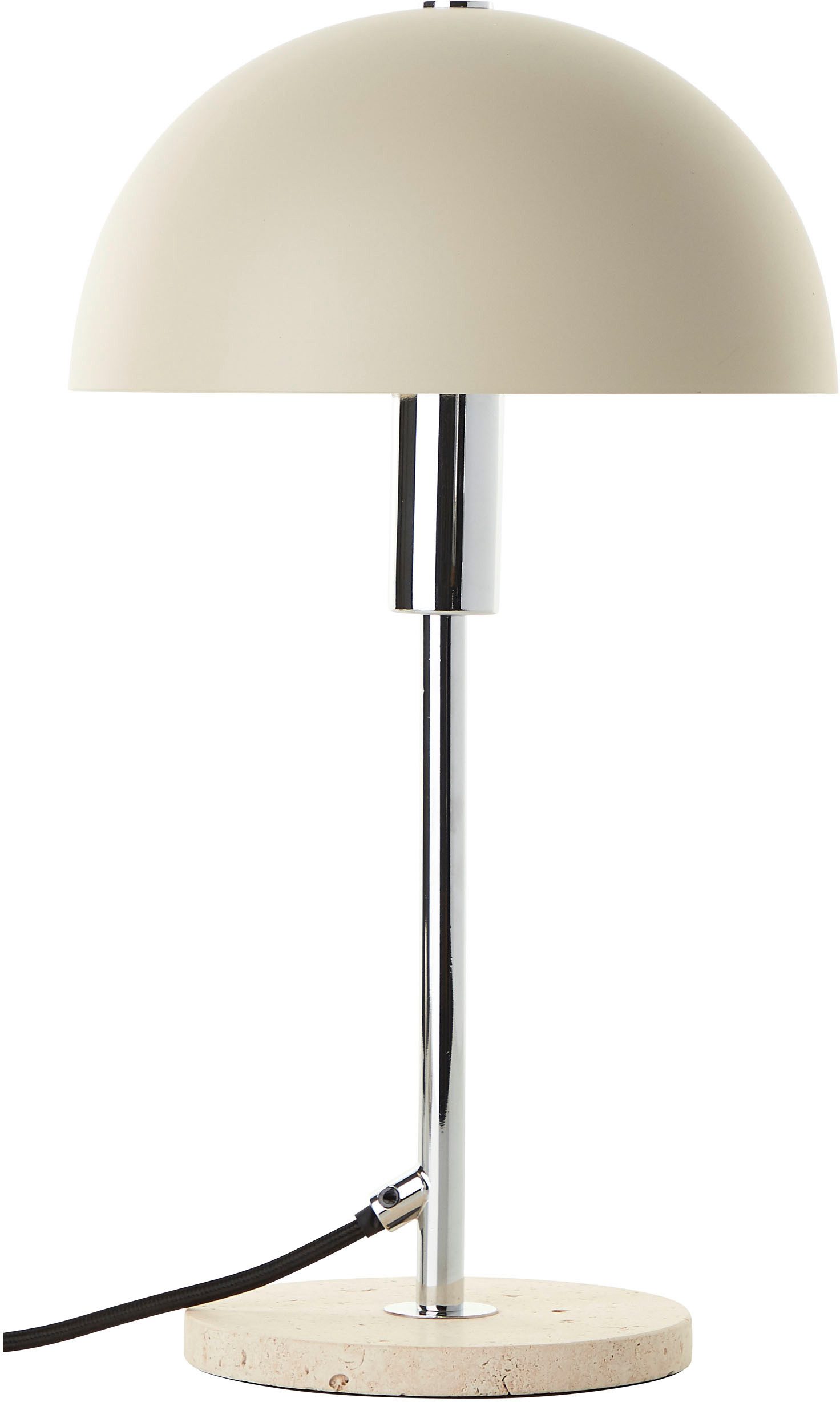 LeGer Home by Lena Gercke Tischleuchte Linnea Pilz Lampe - Travertin Steinfuß, ohne Leuchtmittel, Pilzleuchte, Tischlampe, Höhe 35,5 cm, Naturstein, Pilzlampe – Bild 5 von 5