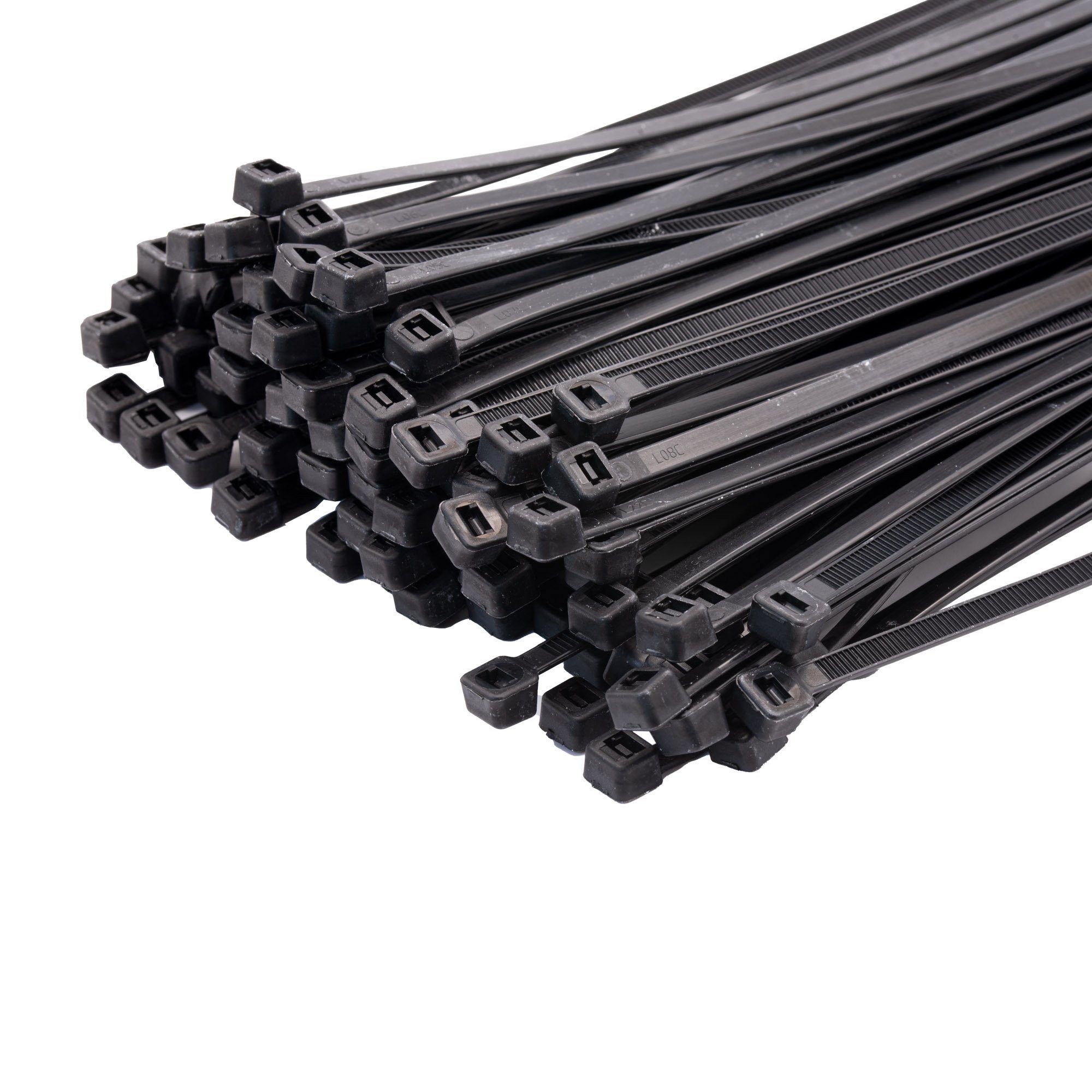 BENSON Kabelbinder 100x Kabelbinder Kabelstrapse Kabelbefestigung Kabelband, Kabel, Binder, Industrie