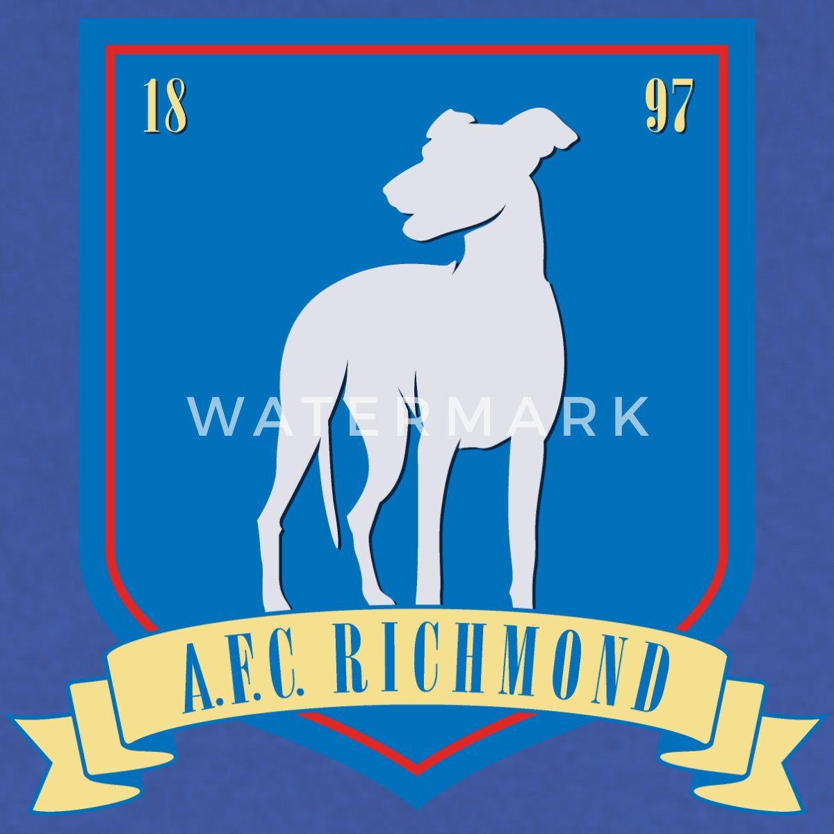 Spreadshirt Sweatshirt Ted Lasso A.F.C Richmond Brust Logo Unisex Pullover günstig online kaufen