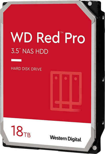 Western Digital WD Red Pro HDD-NAS-Festplatte (18 TB) 3,5"