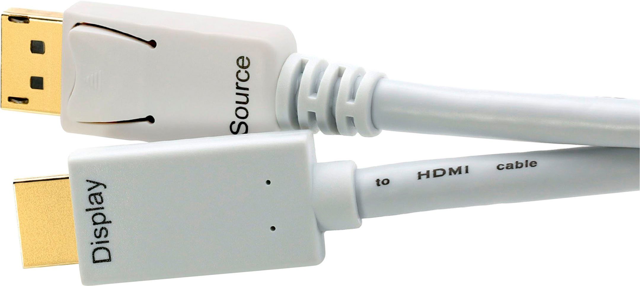CSL DisplayPort, HDMI Kabel, mehrfach geschirmt, verschiedene Längen Audio- & Video-Kabel, DisplayPort, HDMI, DisplayPort, HDMI (200 cm)