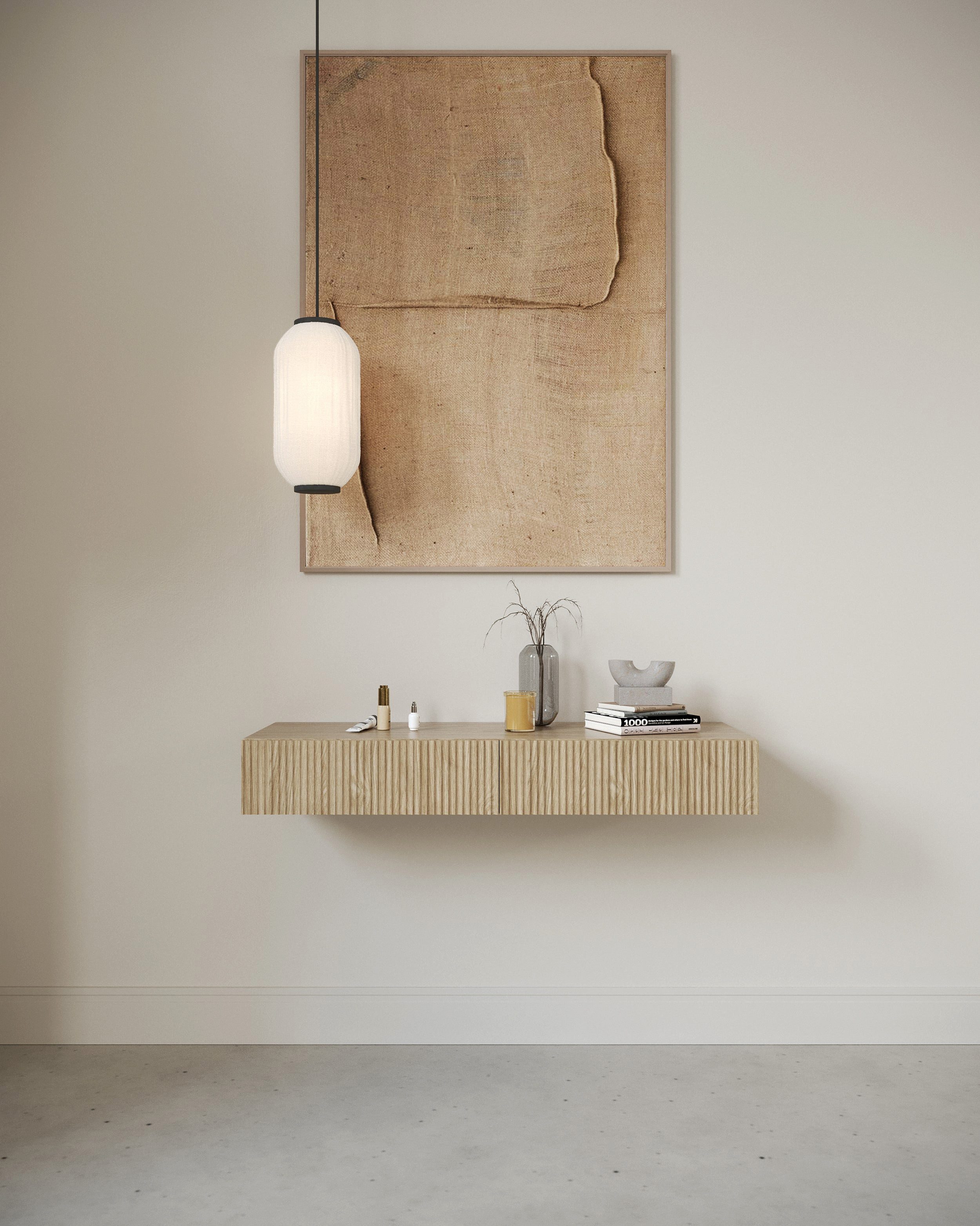 Selsey Schminktisch NOLIE, mit 2 Schubladen, Holznachbildung,110 cm