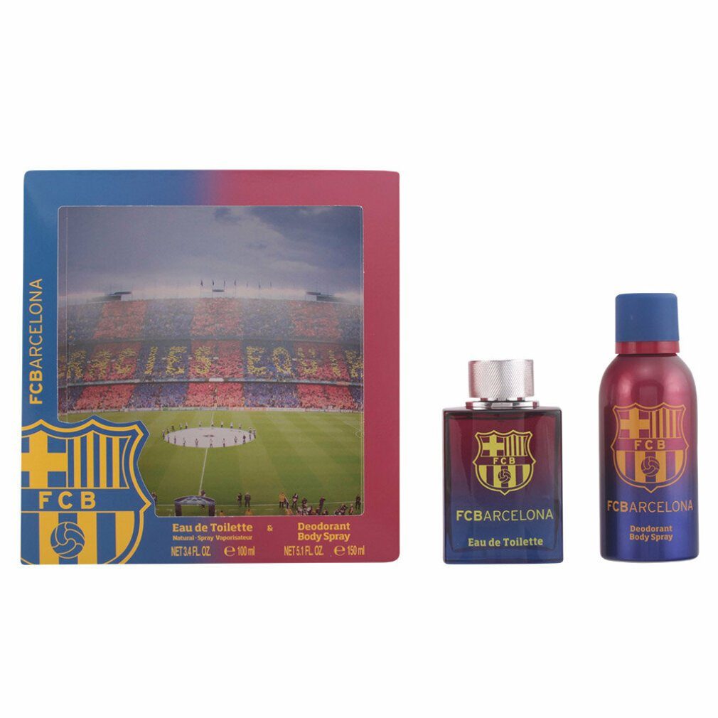 FC Barcelona Deo-Zerstäuber Eau De Toilette Spray 100ml Set 2 Artikel