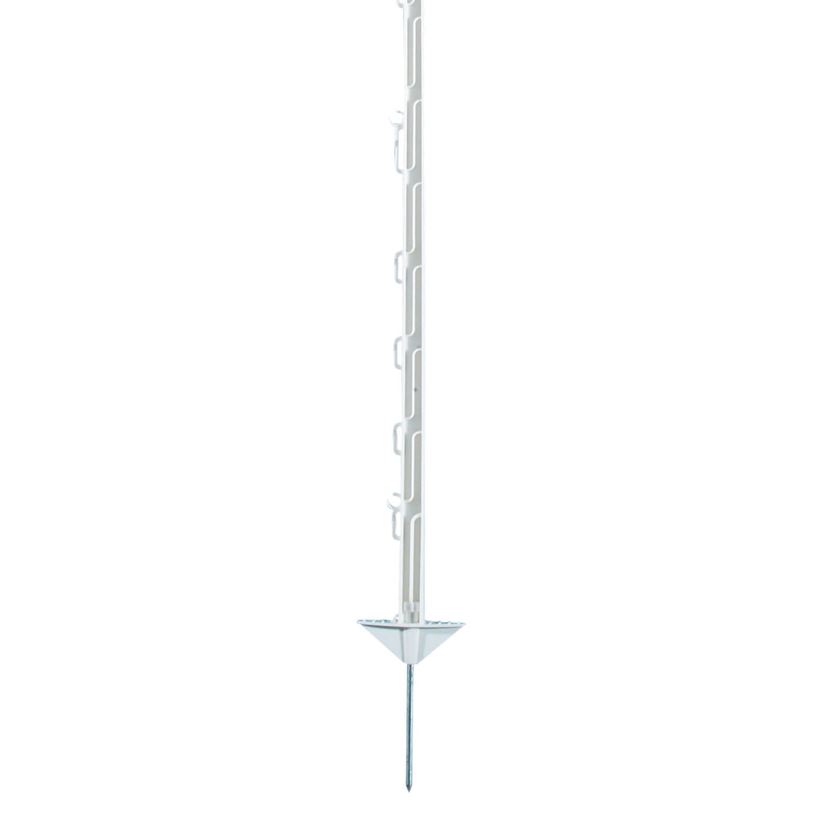 electra gmbh Zaunpfosten Electra Kunststoffpfahl 150 cm mit Doppeltritt,10 Stück Weidezaunpfahl – Bild 2 von 3