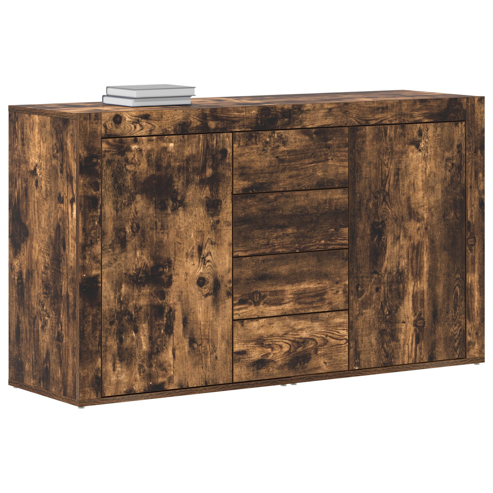 vidaXL Sideboard Sideboard Geräucherte Eiche Holzwerkstoff günstig online kaufen