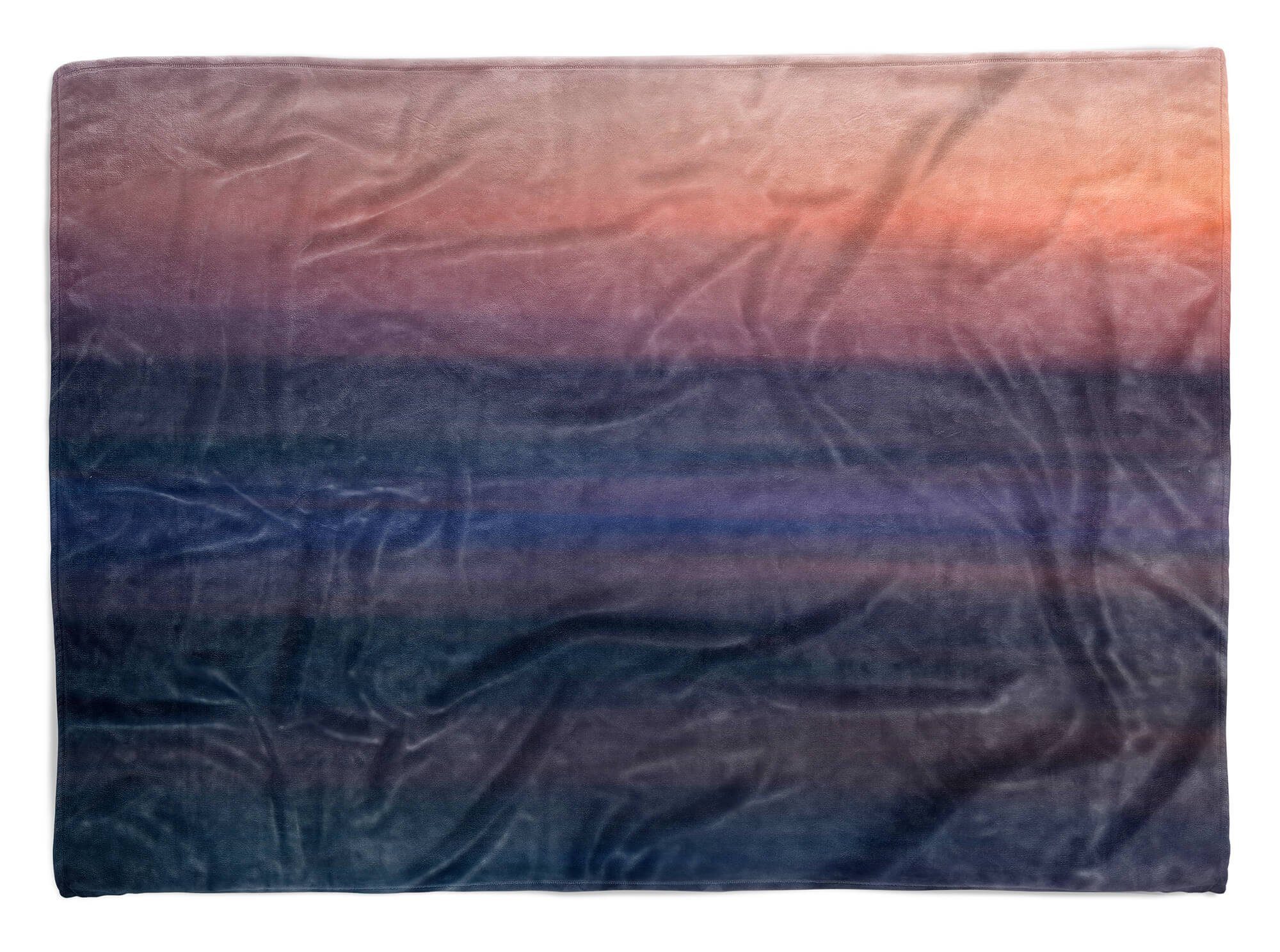 Sinus Art Handtücher Handtuch Strandhandtuch Saunatuch Kuscheldecke mit Fotomotiv Horizont Farben Abstrakt, Baumwolle-Polyester-Mix (1-St), Handtuch