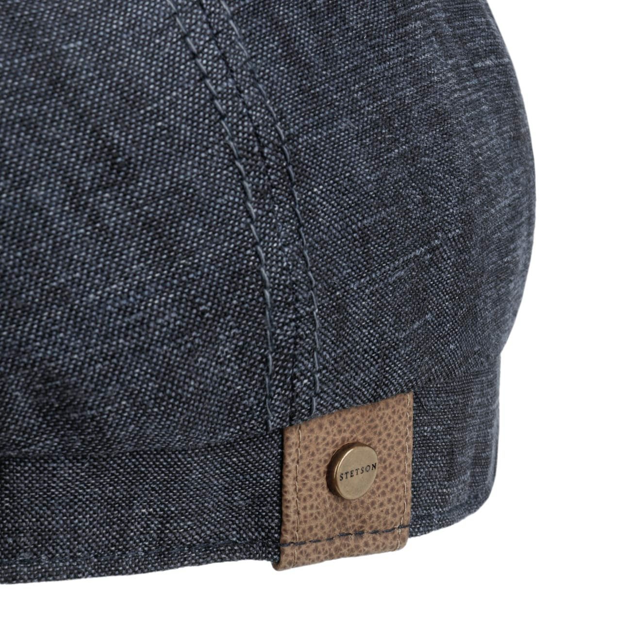 Stetson Flat Cap (1-St) Ballonmütze mit Schirm, Made in the EU
