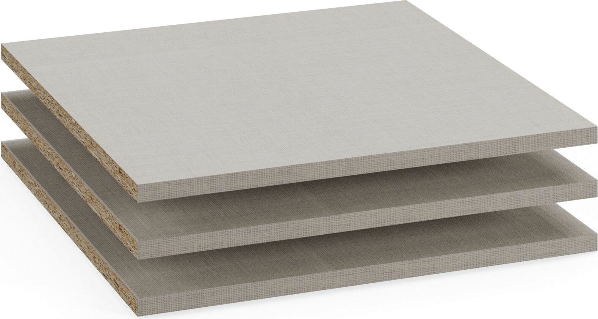 rauch Einlegeboden Zubehör für Rauch-Schränke Garderobe Kleiderschrank Schrank (inklusive Befestigungselemente), 3er-Set Breite 45 cm, Tiefe 45 cm MADE IN GERMANY