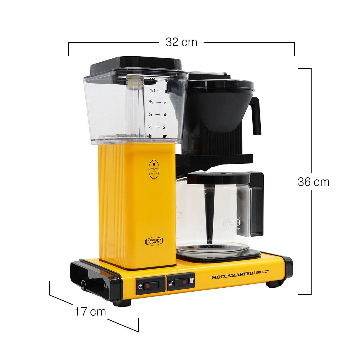 Moccamaster Filterkaffeemaschine, 1.25l Kaffeekanne