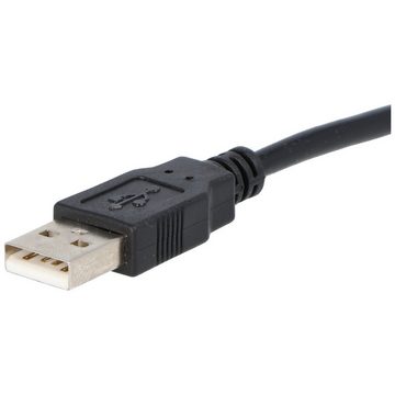 Goobay USB 2.0 Hi-Speed Kabel, USB auf USB-Mini Stecker, schwarz, Länge 15cm HDMI-Kabel