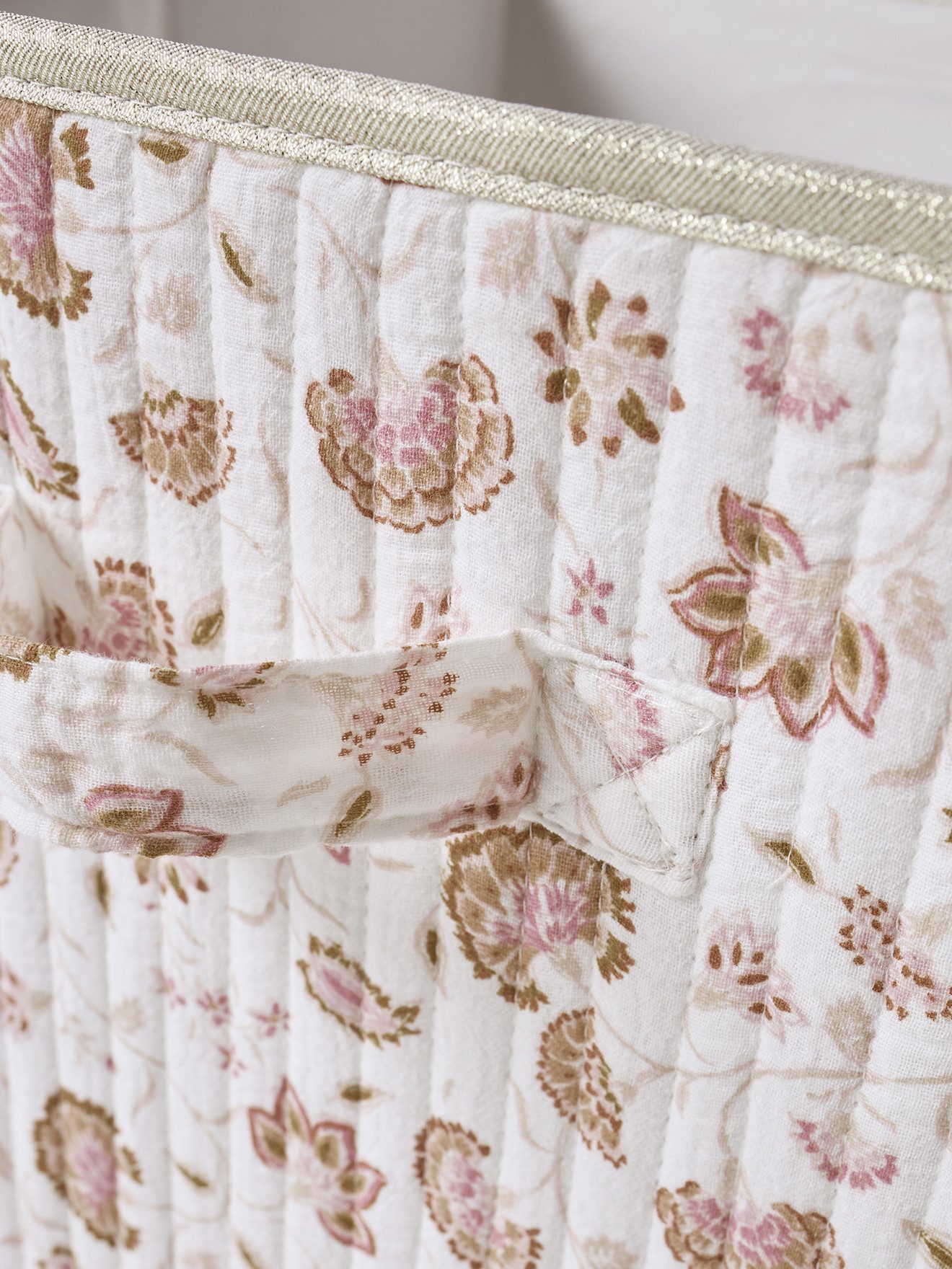 vertbaudet Aufbewahrungsbox Kinderzimmer Aufbewahrungsboxen FOLKLORE BLUMEN günstig online kaufen