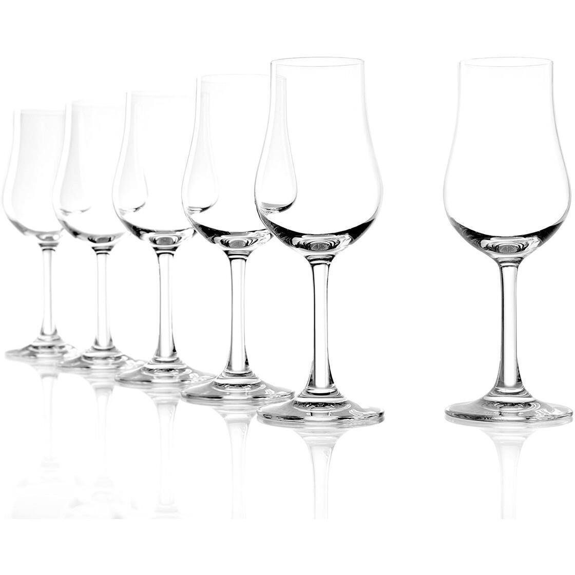 Stölzle Schnapsglas Stölzle Lausitz Destillatglas Classic 185 ml 6er Set, Kristallglas