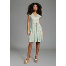 Laura Scott Sommerkleid mit femininen Blumen, aus Viskose und Elasthan, geblümte Optik