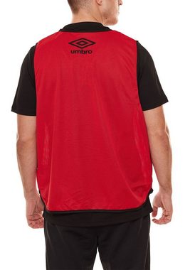 Umbro Funktionsshirt umbro Training Bib Herren Trainings-Leibchen Shirt UMTM0460-B26 Fußball-Shirt Rot