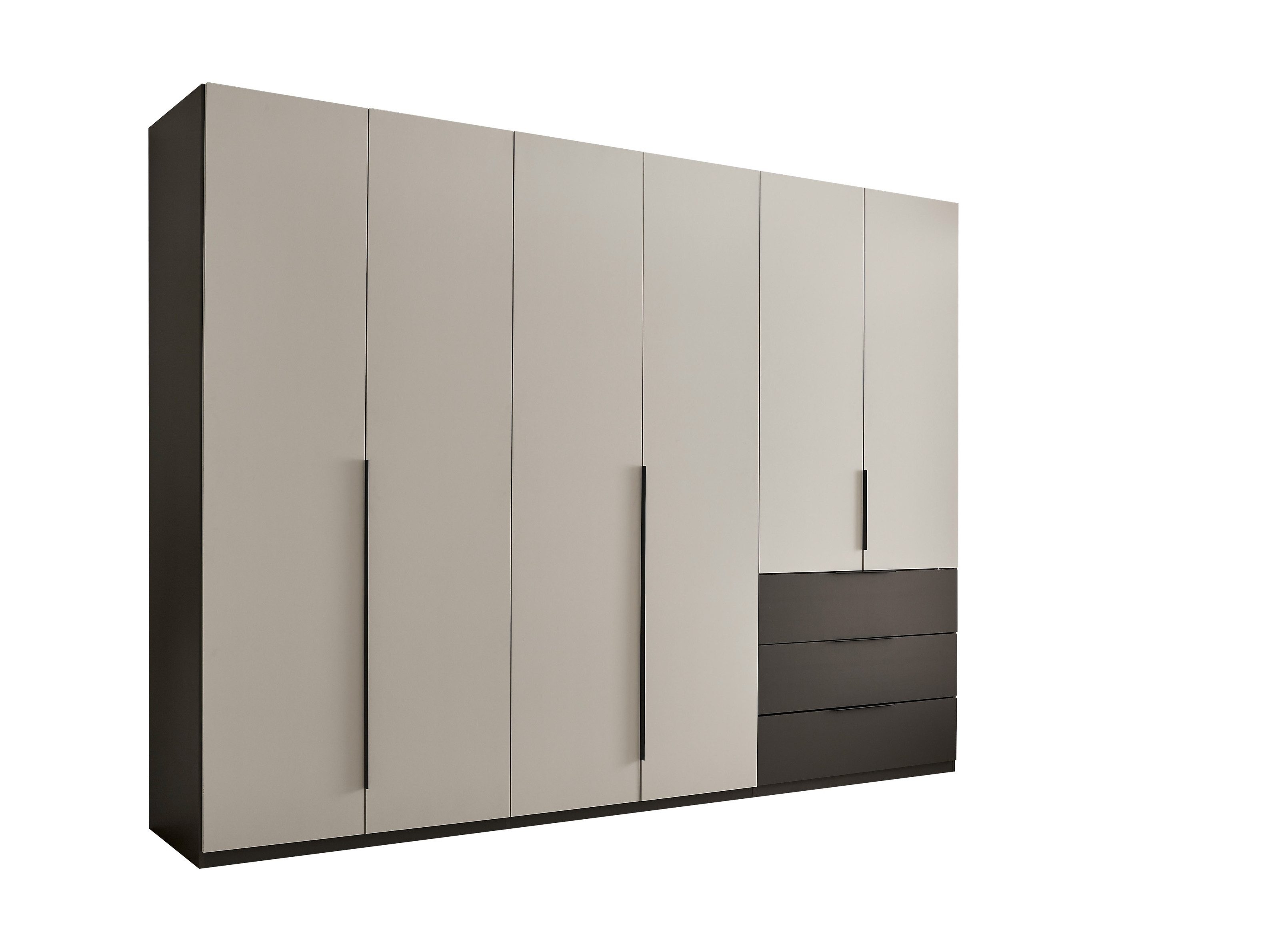 Schlafkontor Kleiderschrank in Grau, Dekorfolie - günstig online kaufen