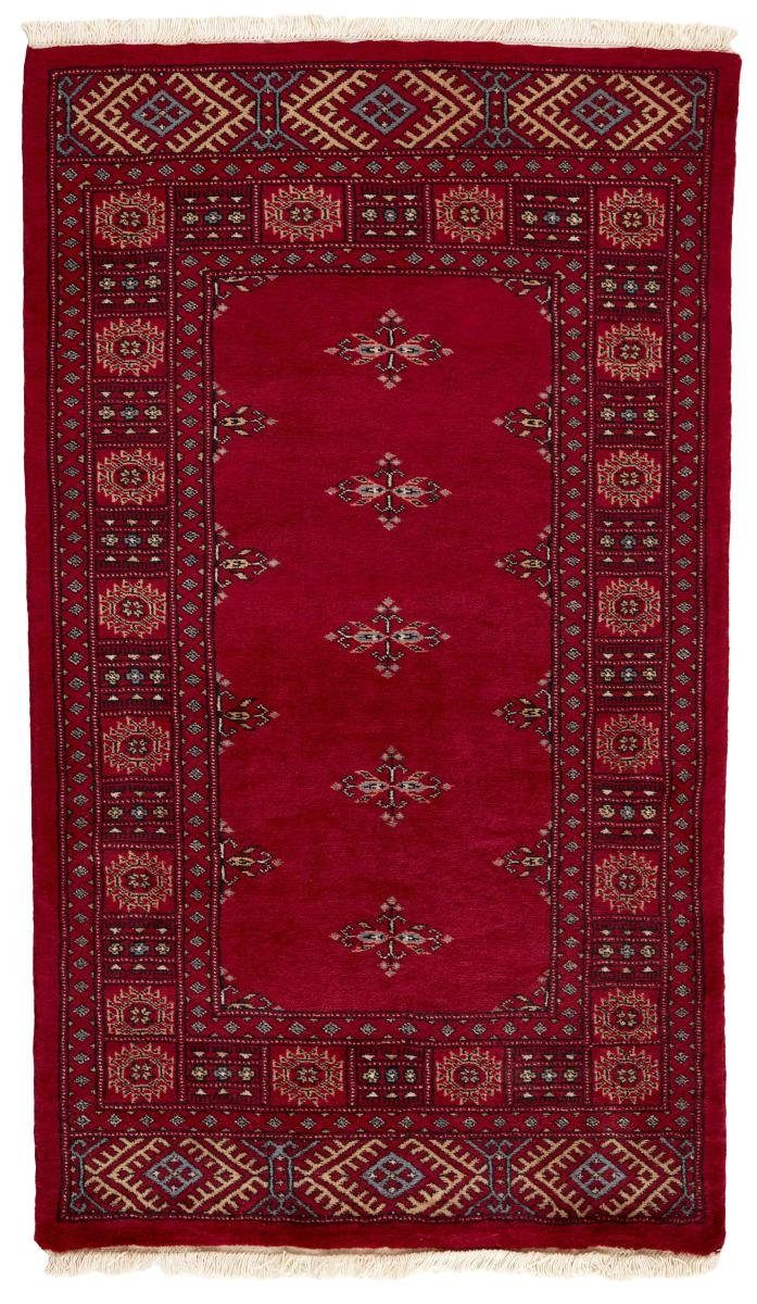Orientteppich Pakistan Buchara 3ply 89x154 Handgeknüpfter Orientteppich, Nain Trading, rechteckig, Höhe: 8 mm
