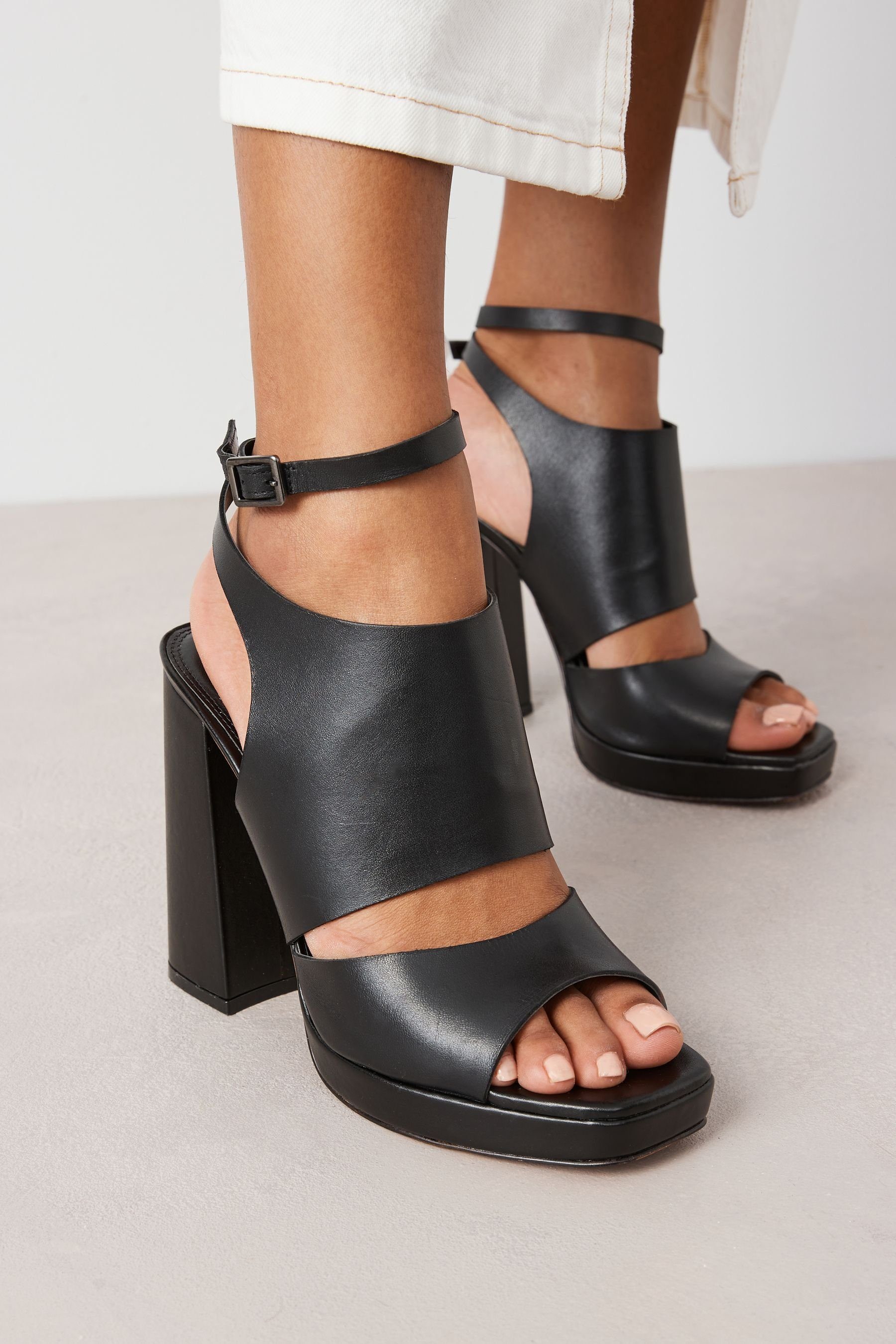 Next Signature Plateau-Stiefelschuhe aus Leder Stiefelette (1-tlg)