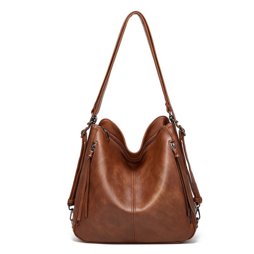 Fivejoy Handtasche Damen Shopper Groß Vintage Umhängetasche, Hand-Tasche Shopper (Tote Bag Reisetasche Henkeltasche Beuteltasche Hobo Bag Weekender), Businesstasche Workbag, Vintage Handtasche mit Reißverschlussfach