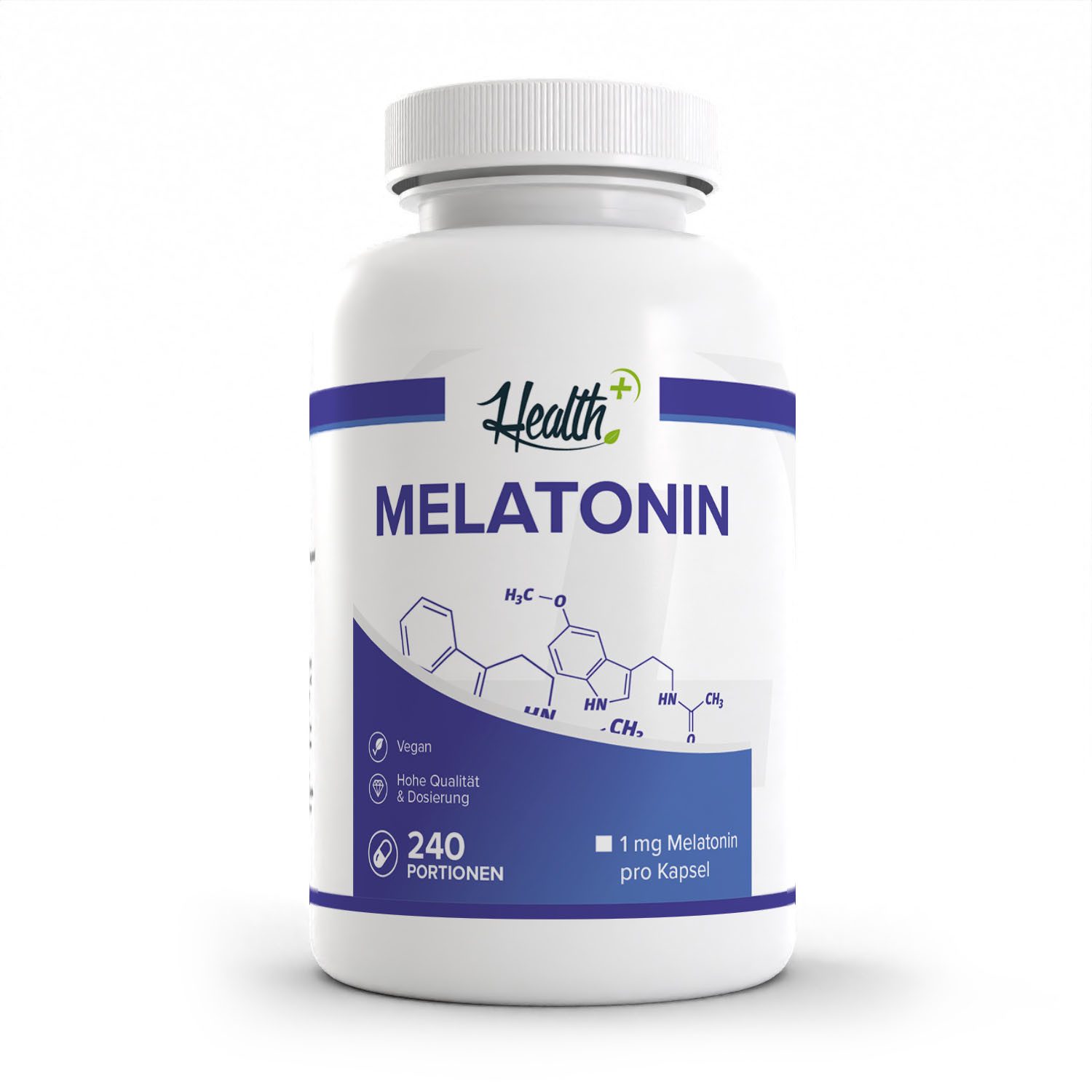 Zec+ Nutrition HEALTH+ MELATONIN Kapseln 1 mg, 240 Stück Kapseln