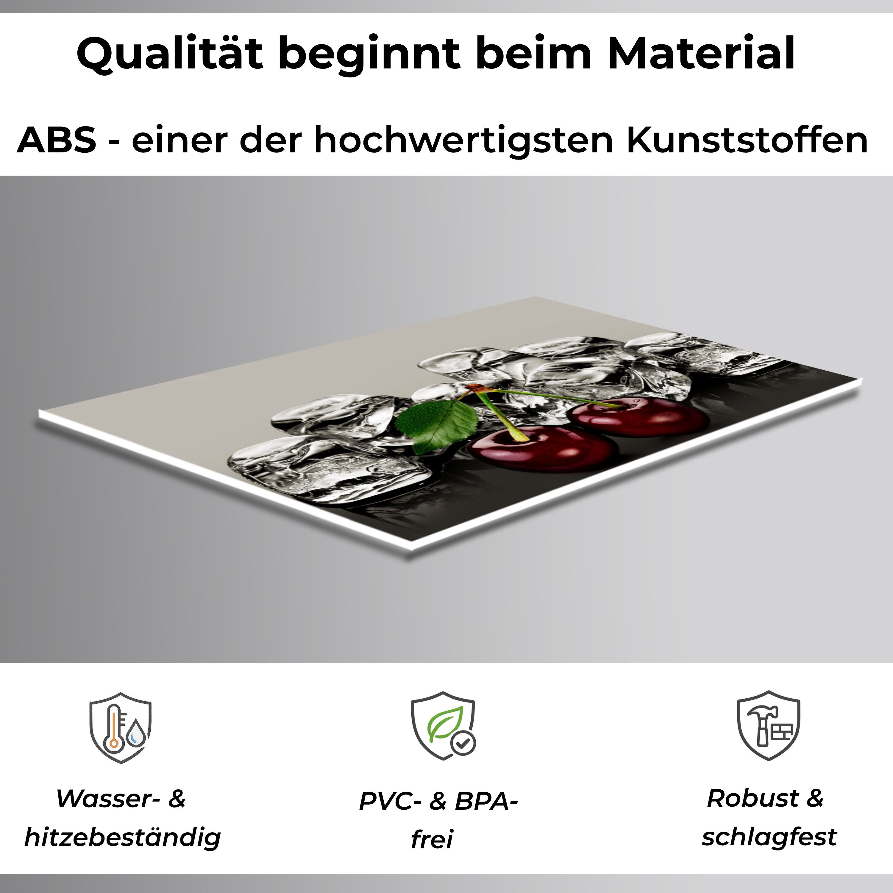 Rodnik Küchenrückwand Kirschtraum, monolithische ABS-Platte mit Direktdruck, formstabil und langlebig