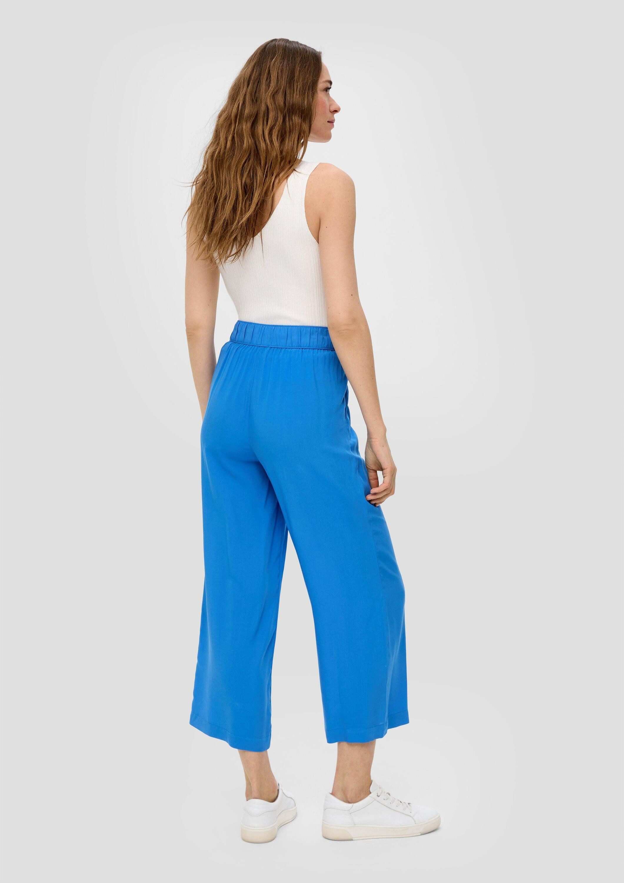 s.Oliver Culotte Hose Relaxed: Culotte aus Viskose