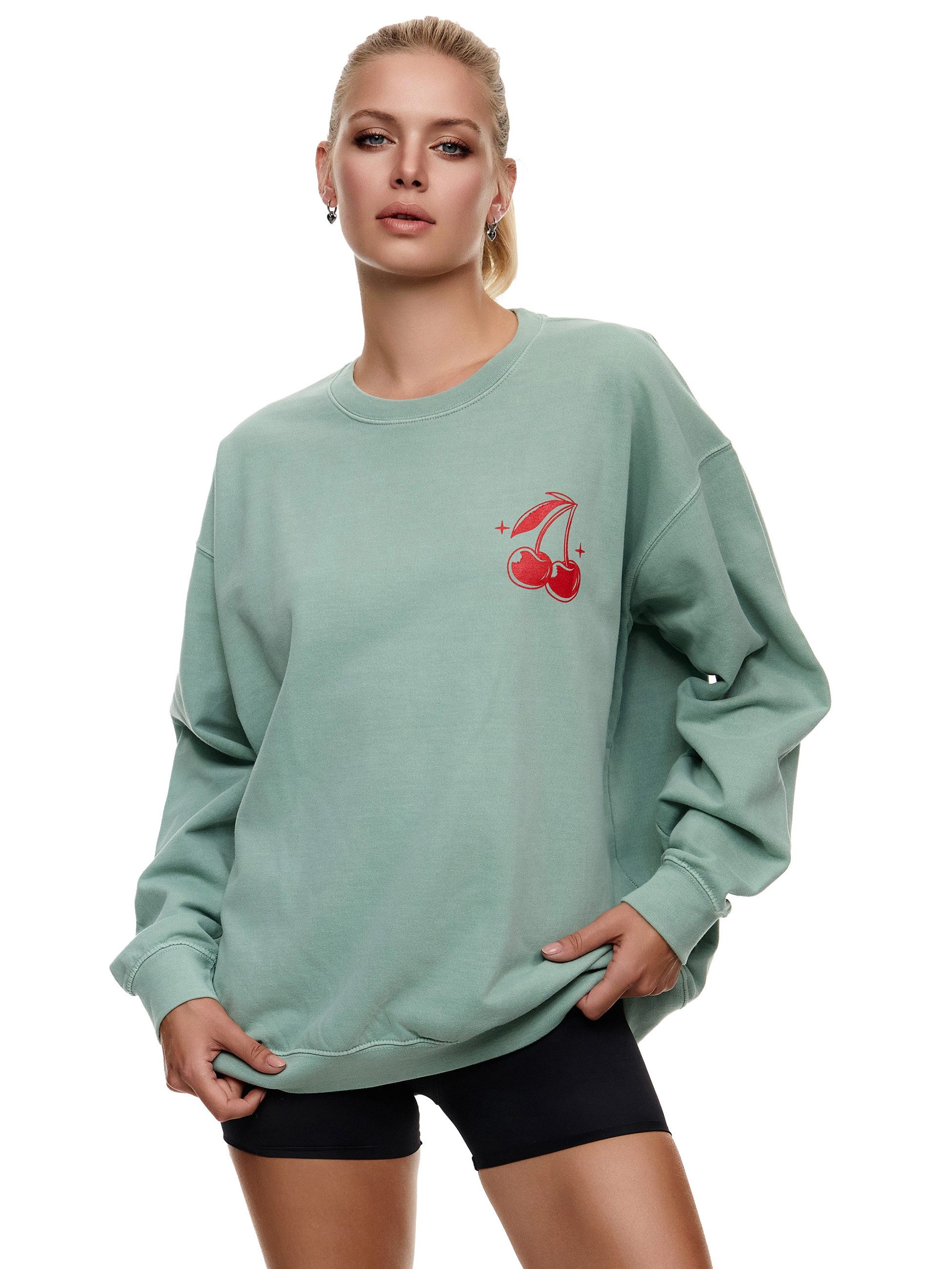 Worldclassca Sweatshirt Worldclassca Oversized Sweatshirt Print günstig online kaufen