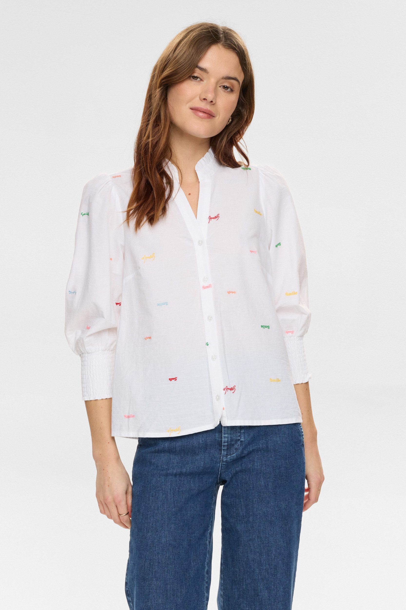 nümph Klassische Bluse
