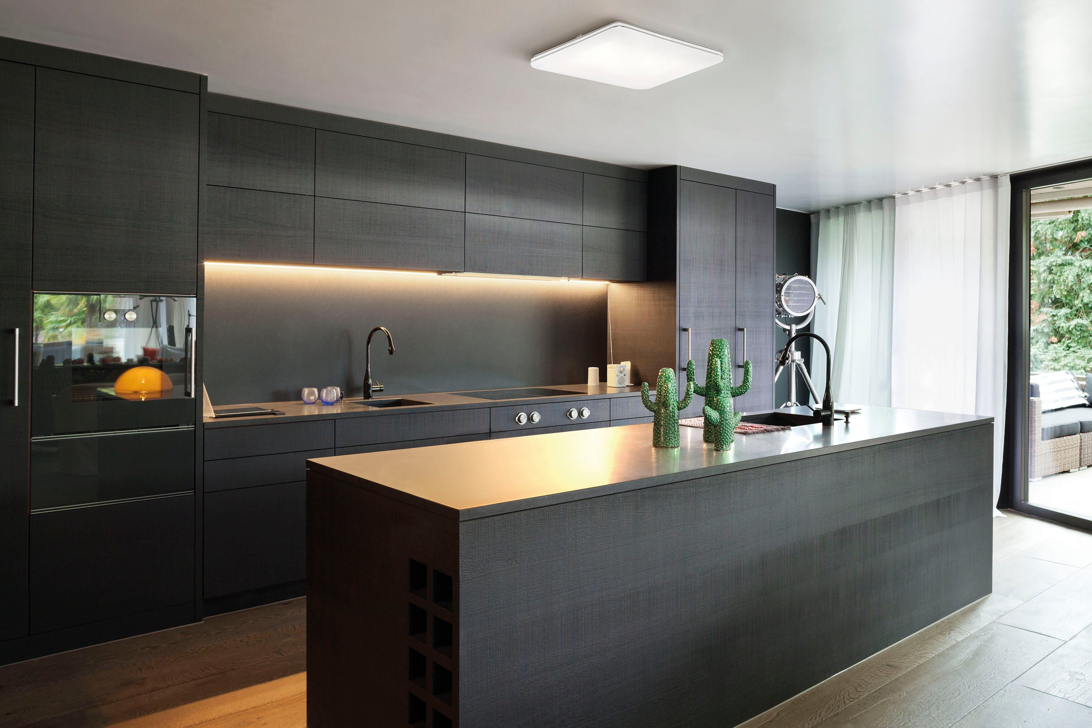 FISCHER LED LED fest Warmweiß Dimmfunktion, Deckenleuchte & HONSEL Porto, integriert,