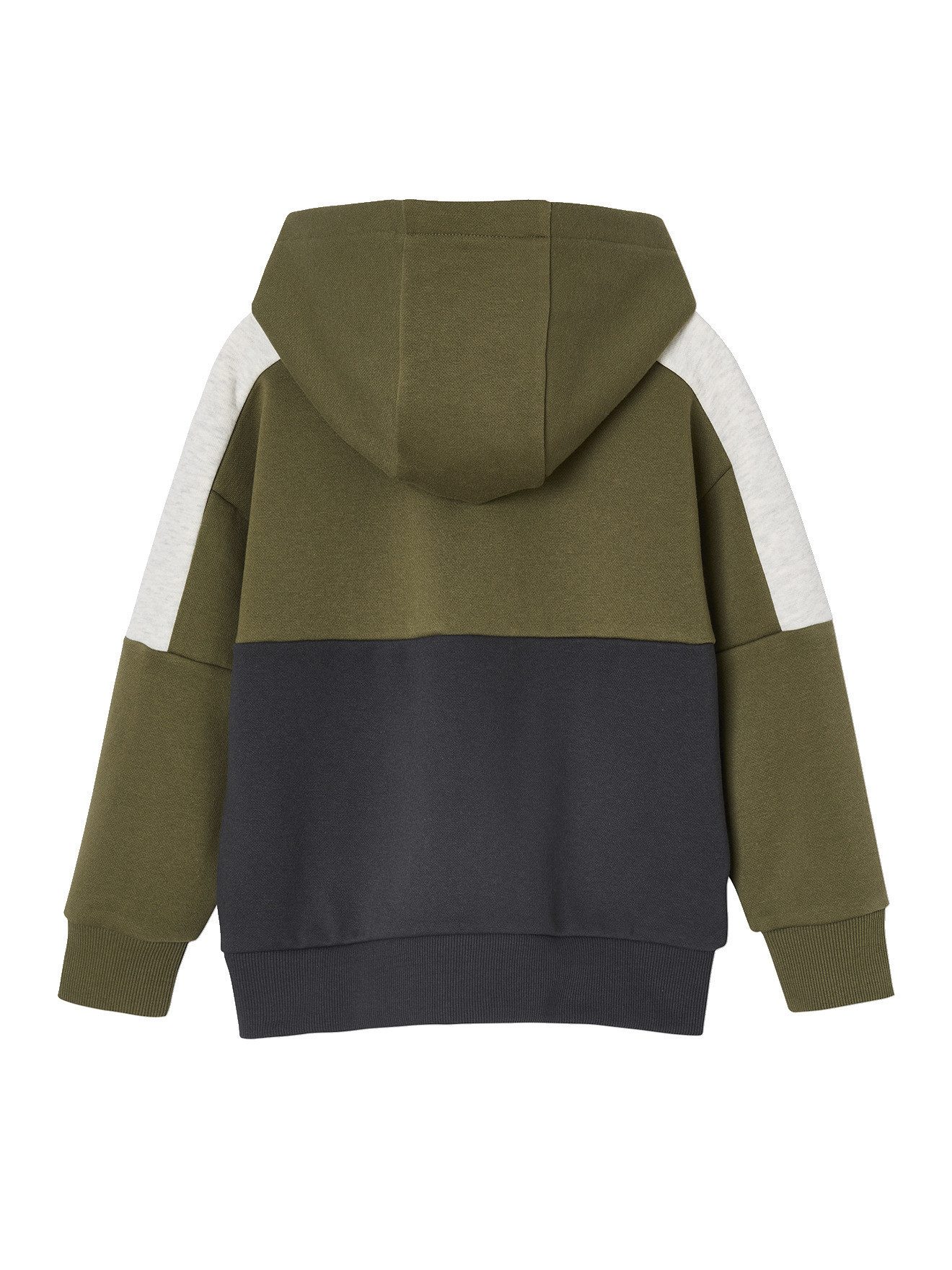 vertbaudet Fleecepullover Jungen Kapuzensweatjacke