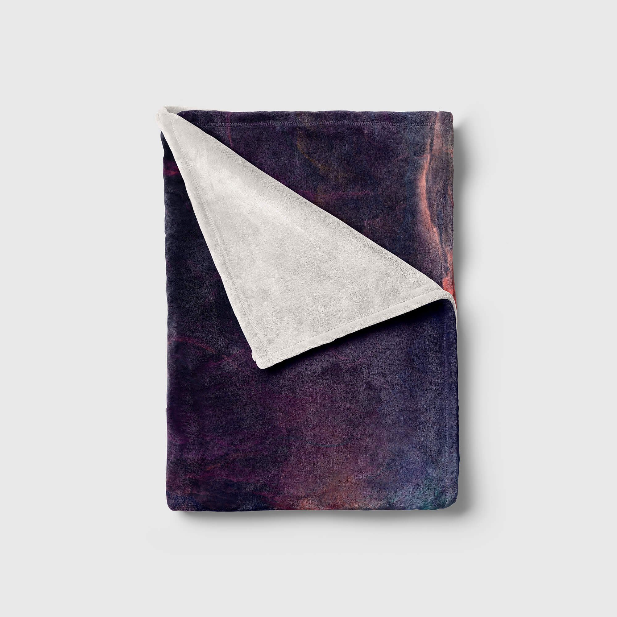 Nebel Abstrakt Saunatuch Baumwolle-Polyester-Mix mit Fotomotiv Universum, Strandhandtuch Sinus Handtuch Handtuch Kuscheldecke Handtücher Art (1-St),