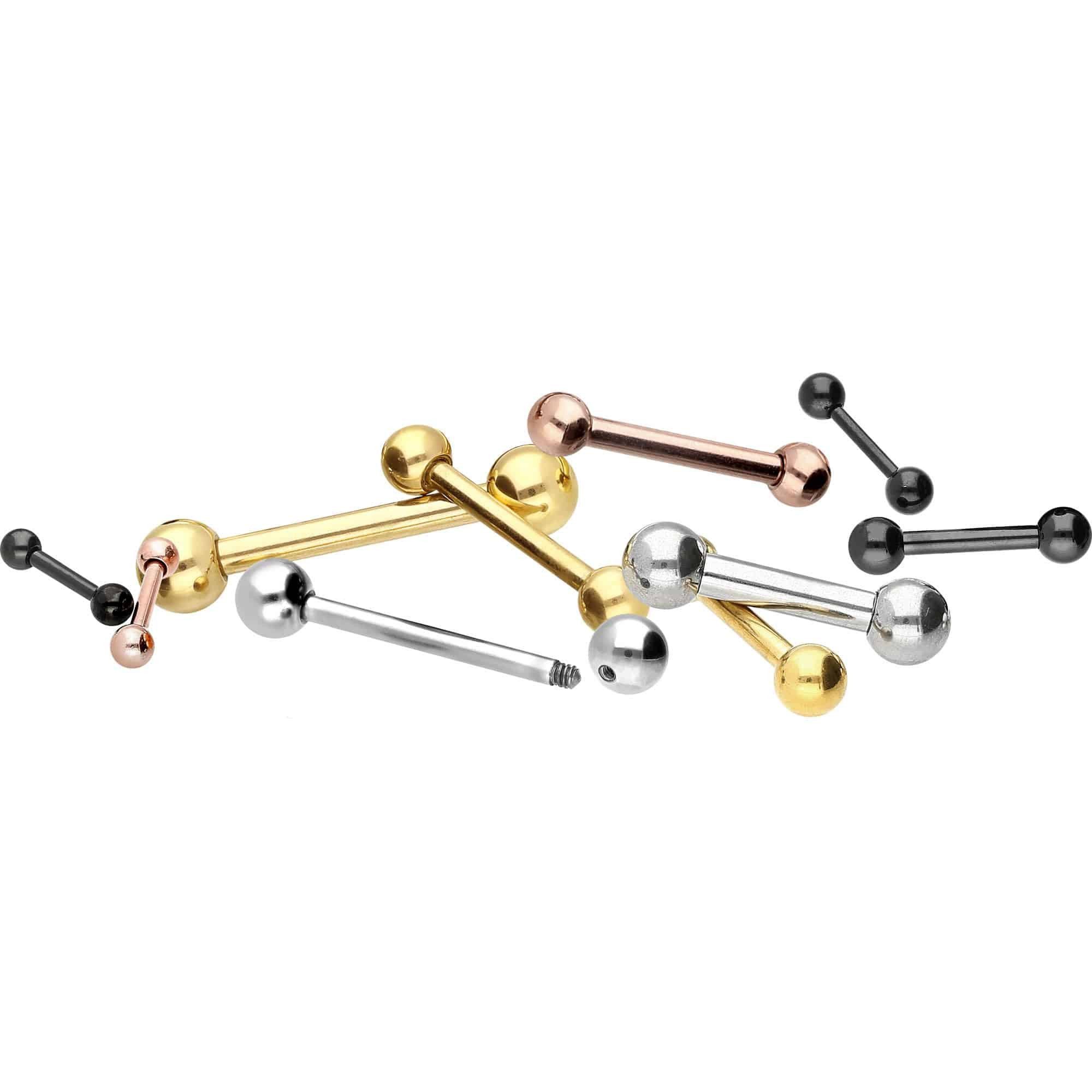 PIERCINGLINE Brustwarzenpiercing Chirurgenstahl Barbell (Barbells, 1-tlg) günstig online kaufen