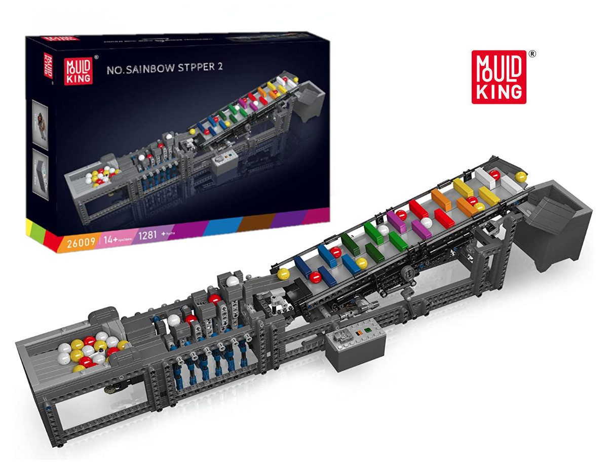 Mould King 26009 GBC Rainbow Stepper 2 Konstruktions-Spielset, (1281 St)